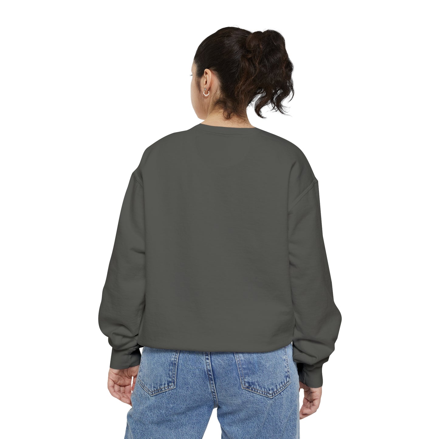 Aesthetic Smile Hoodie, Smile Face Comfort Colors Crewneck, Happy Spirit Happy Life Sunset Smile Sweatshirt, Unisex Garment-Dyed Sweatshirt