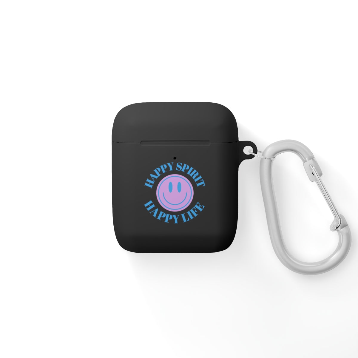 Happy Spirit Happy Life AirPods and AirPods Pro Case Cover, AirPods and AirPods Pro Case Cover, VSCO girl, Smiley Happy Life Protector