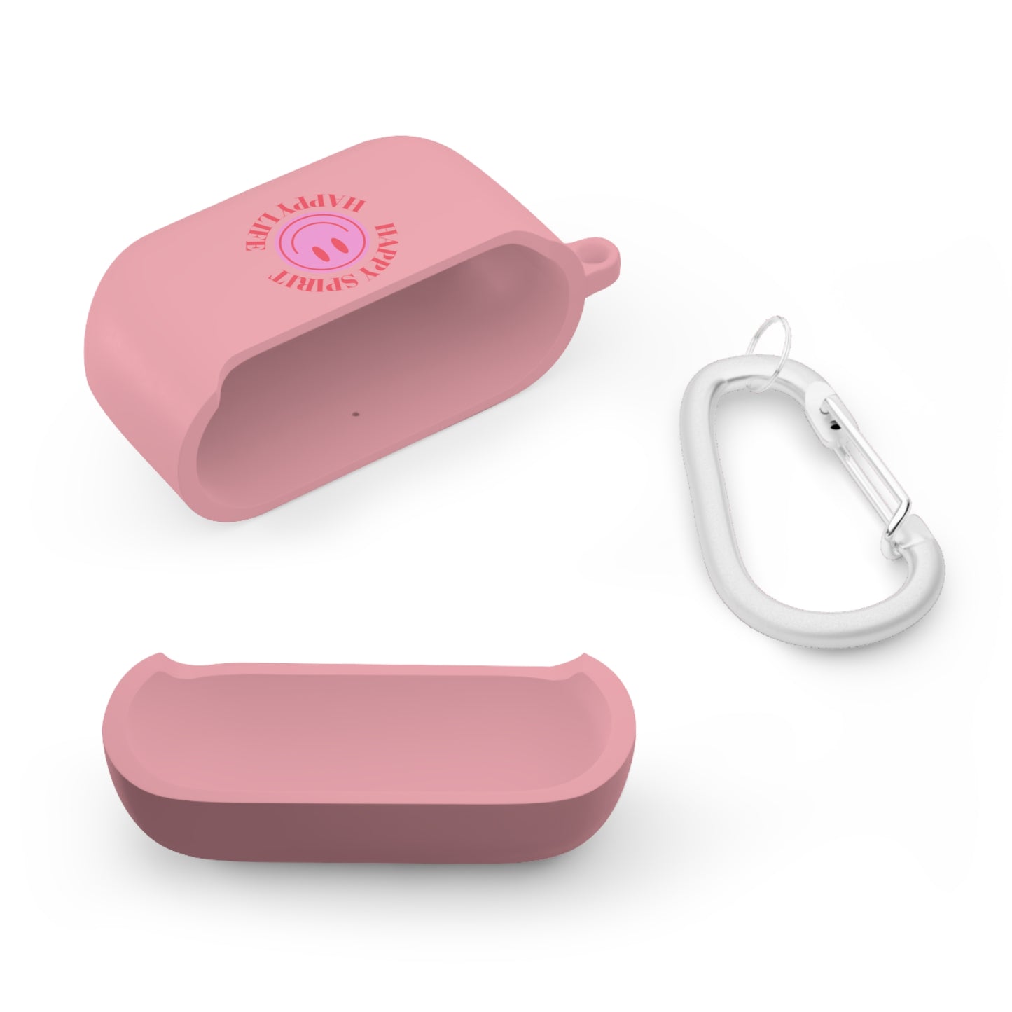 Happy Spirit Happy Life AirPods and AirPods Pro Case Cover, AirPods and AirPods Pro Case Cover, VSCO girl, Smiley Happy Life Protector Case