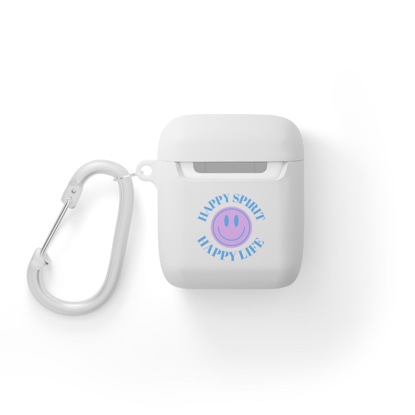 Happy Spirit Happy Life AirPods and AirPods Pro Case Cover, AirPods and AirPods Pro Case Cover, VSCO girl, Aesthetic Smile Protector Case