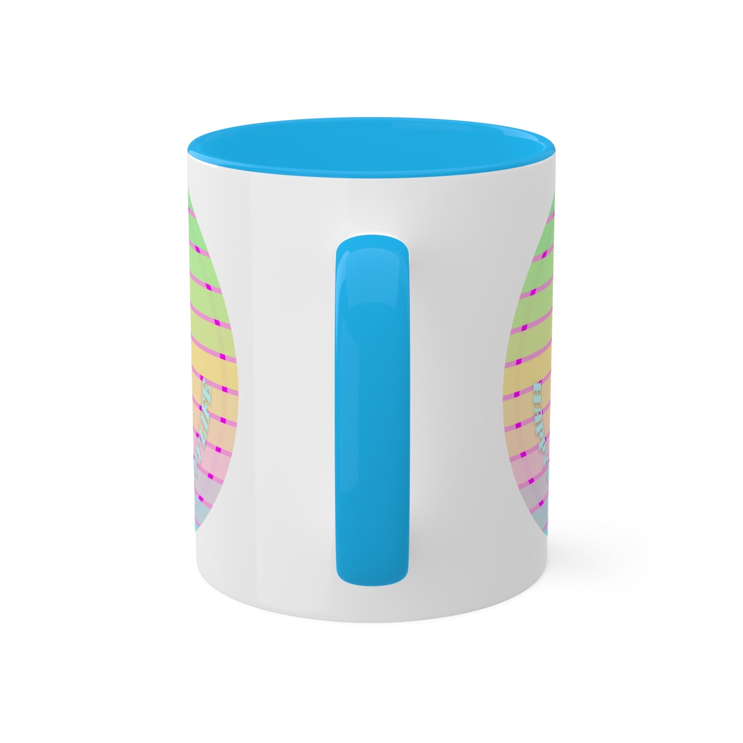 Retro Happy Spirit Happy Life Aesthetic Mug, Smile Face Mug, Trendy Coffee Mug, Tumblr Mug, Aesthetic Happy Life Gift, Aesthetic Pin