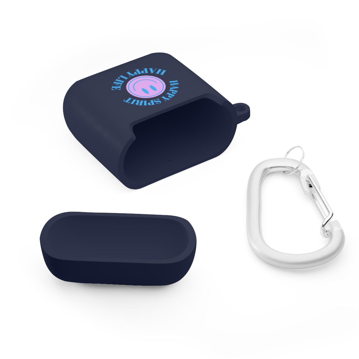 Happy Spirit Happy Life AirPods and AirPods Pro Case Cover, AirPods and AirPods Pro Case Cover, VSCO girl, Smiley Happy Life Protector