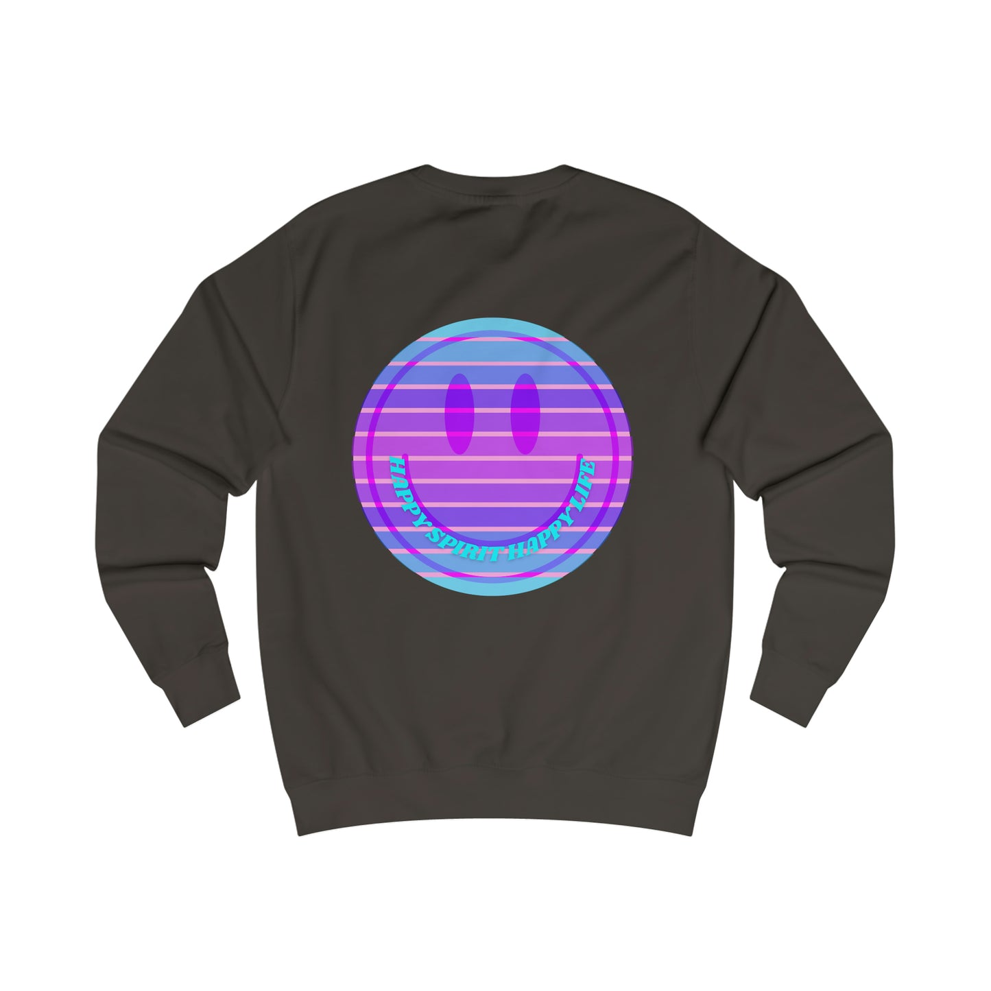 Happy Spirit Happy Life Sweatshirt, Mental Health Awareness Sweatshirt, Smile Sweatshirt, Smile Face Crewneck, Vsco Girl, Y2k Top