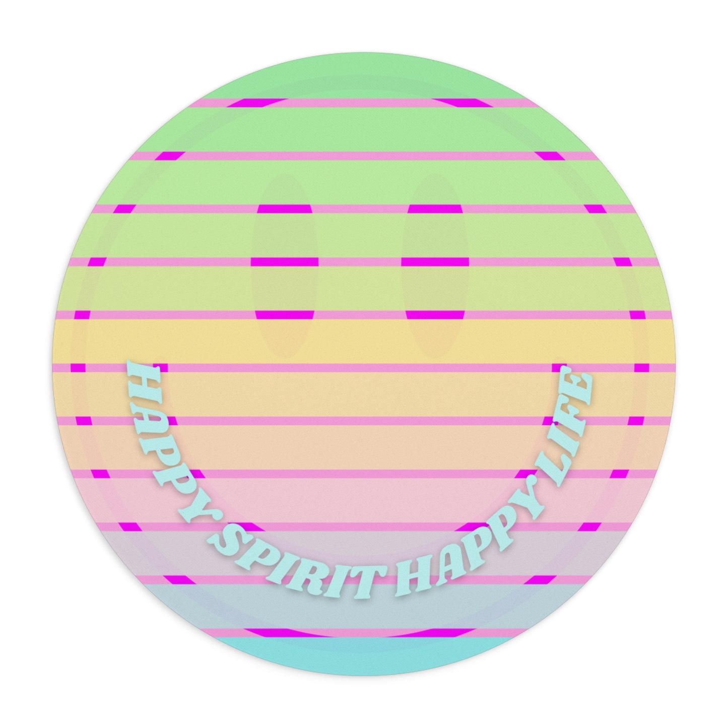 Aesthetic Mouse Pad, Happy Spirit Happy Life Aesthetic Mouse Pad, Smile Face Mouse Pad Trendy Mouse Pad, Aesthetic Smile Computer Accessory