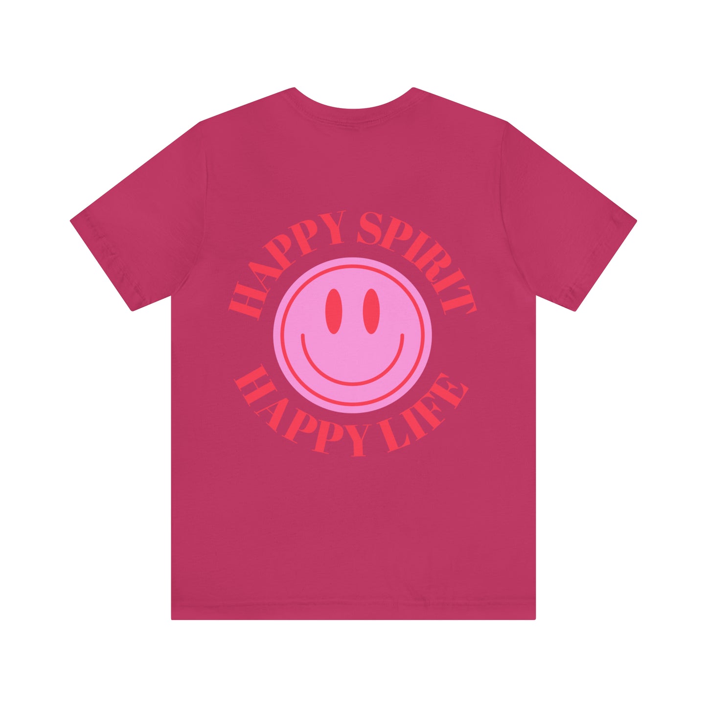 T shirt Happy Life Happy Life- Aesthetic t shirt, graphic tee, Tumblr tshirt, Trendy Oversized, Vsco girl, Happy Mind Happy Spirit