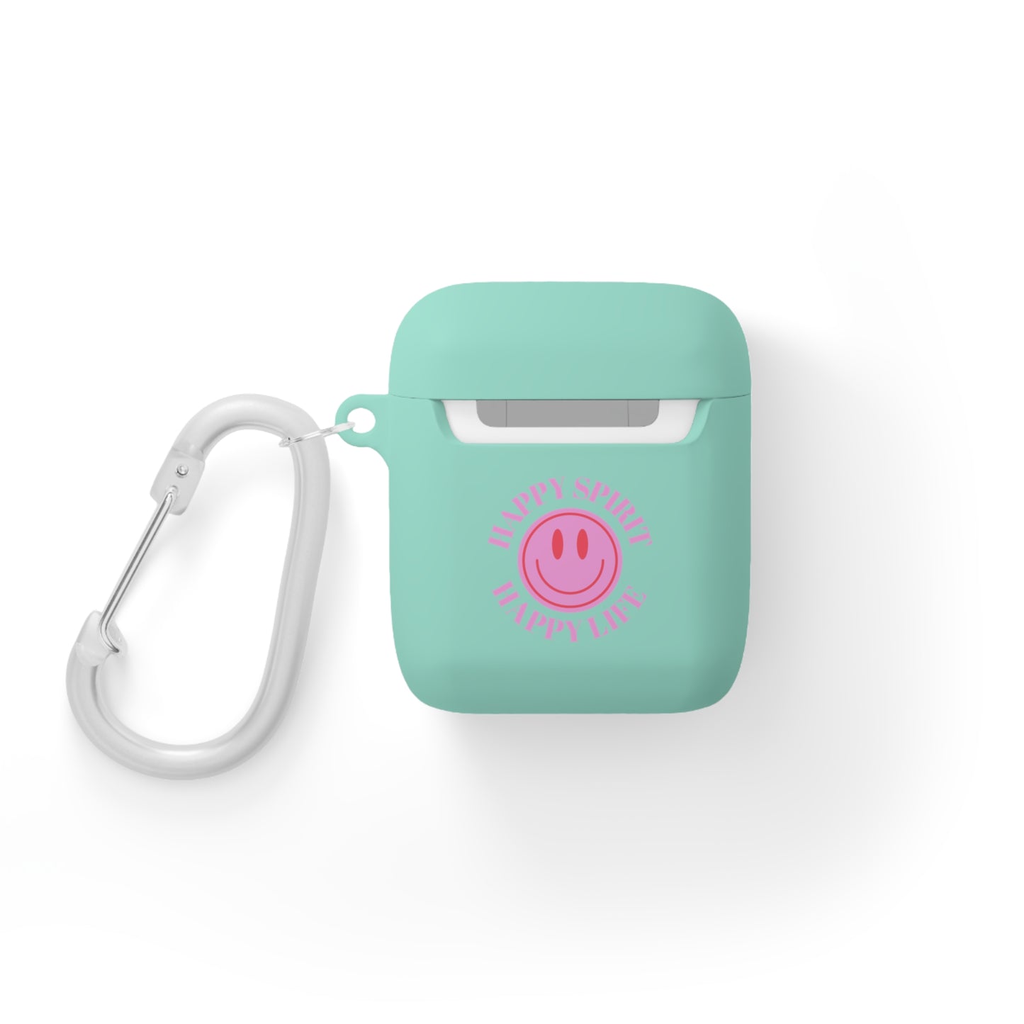 Happy Spirit Happy Life AirPods and AirPods Pro Case Cover, AirPods and AirPods Pro Case Cover, VSCO girl, Smiley Happy Life Protector Case