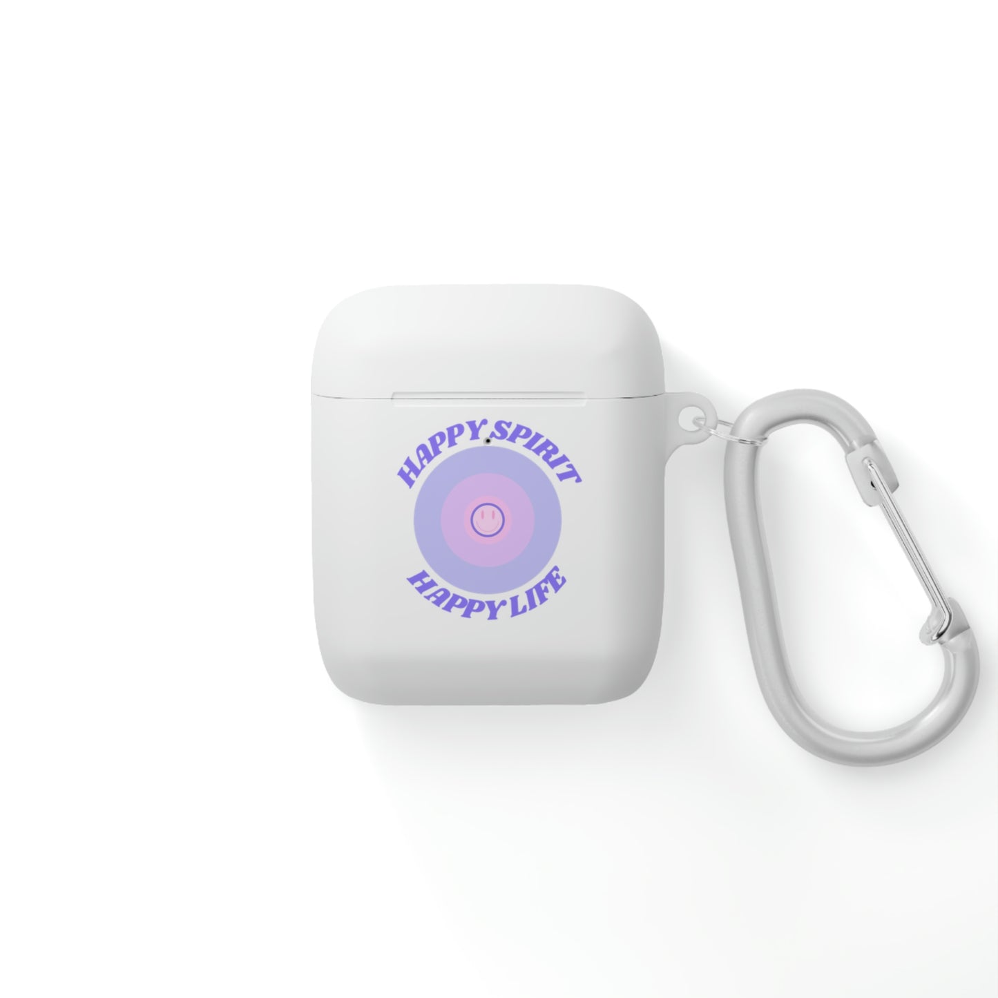 Happy Spirit Happy Life AirPods and AirPods Pro Case Cover, AirPods and AirPods Pro Case Cover, VSCO girl, Smiley Happy Life Protector Case