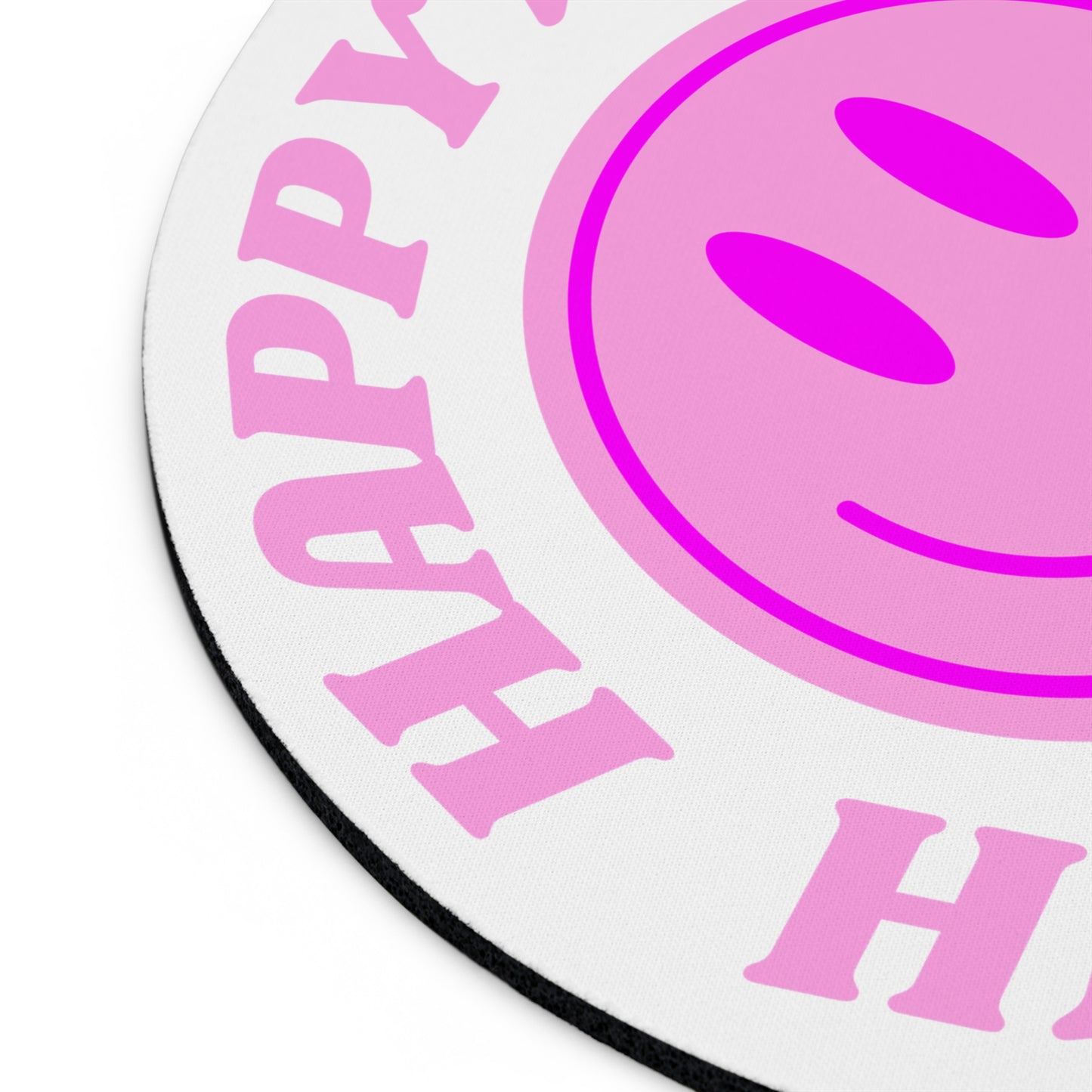 Aesthetic Mouse Pad, Happy Spirit Happy Life Aesthetic Mouse Pad, Smile Face Mouse Pad Trendy Mouse Pad, Aesthetic Smile Computer Accessory