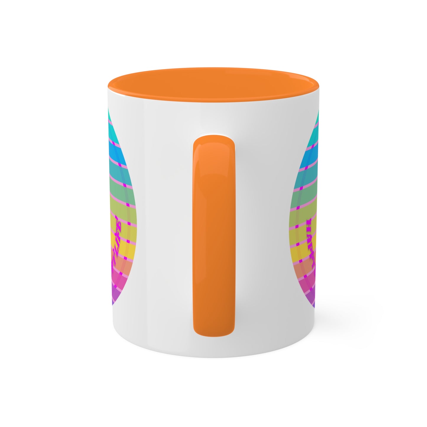 Retro Happy Spirit Happy Life Aesthetic Mug, Smile Face Mug, Trendy Coffee Mug, Tumblr Mug, Aesthetic Happy Life Gift, Aesthetic Mug