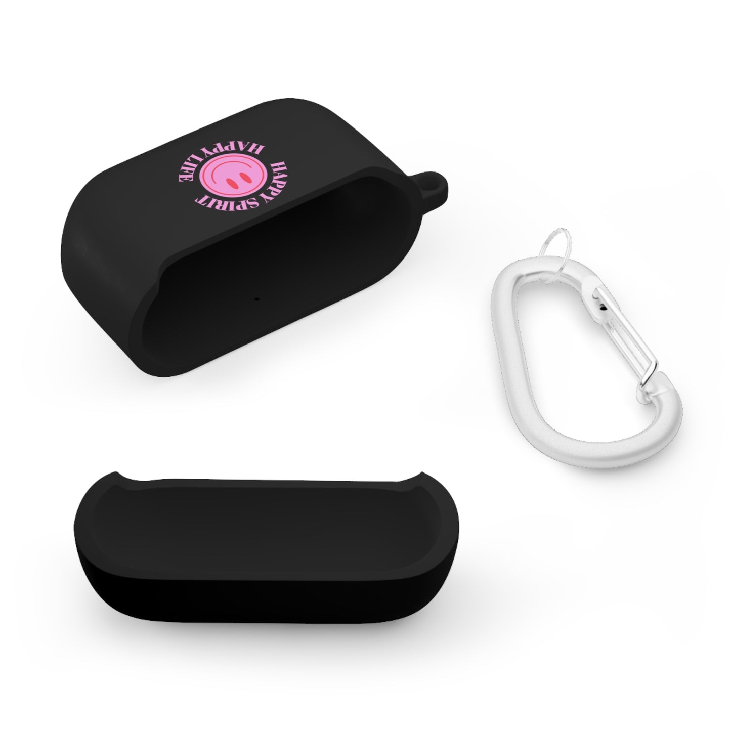 Happy Spirit Happy Life AirPods and AirPods Pro Case Cover, AirPods and AirPods Pro Case Cover, VSCO girl, Smiley Happy Life Protector Case