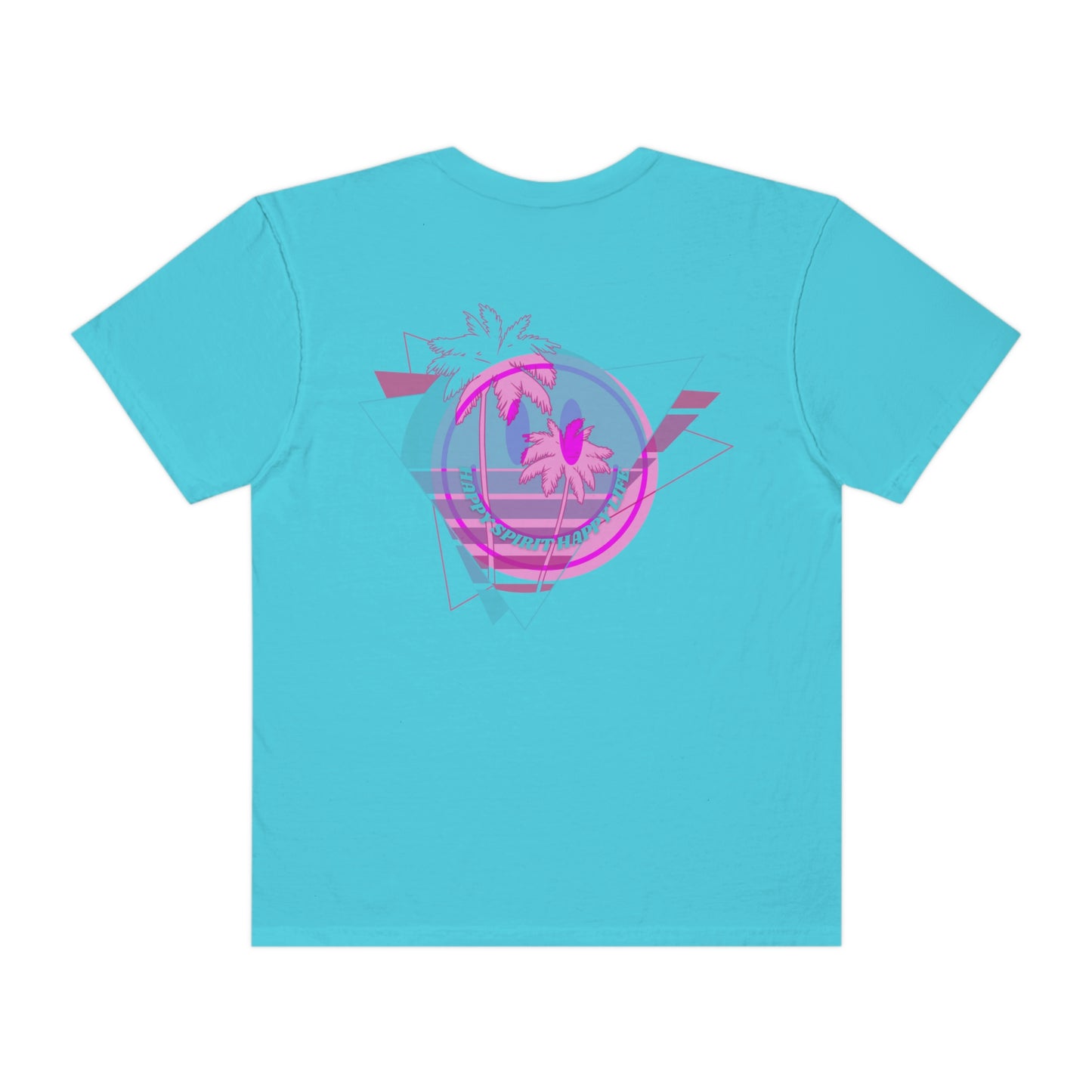 Retro Smile Shirt, Happy Spirit Happy Life Shirt, Comfort Colors Oversized Tee, Happy Mind T, Trendy Aesthetic 90s Tee, Tumblr Vsco Girl