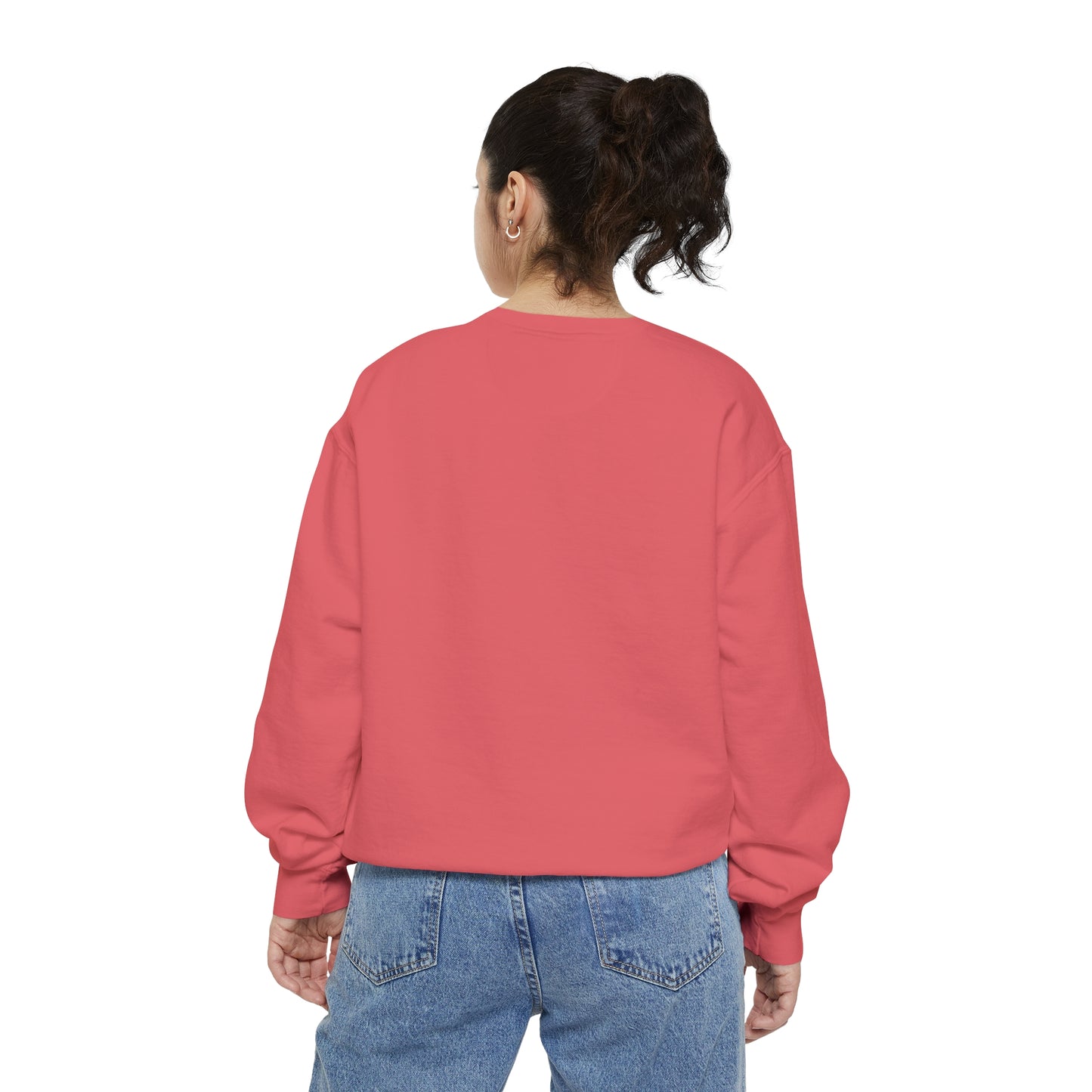 Aesthetic Smile Hoodie, Smile Face Comfort Colors Crewneck, Happy Spirit Happy Life Sunset Smile Sweatshirt, Unisex Garment-Dyed Sweatshirt