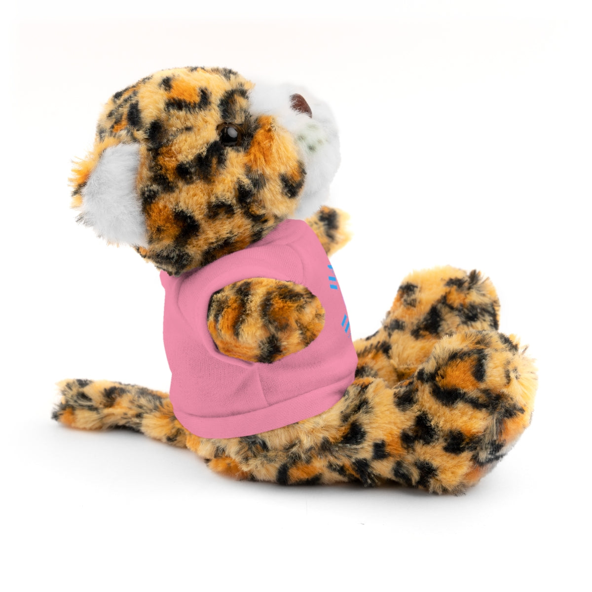 Happy Spirit Happy Life Stuffie, Stuffy, Stuffed Animals with Tee, Happy Mind Gift, Inspo , Love Toy Panda, Bear, Bunny, Jaguar, Sheep, Lion