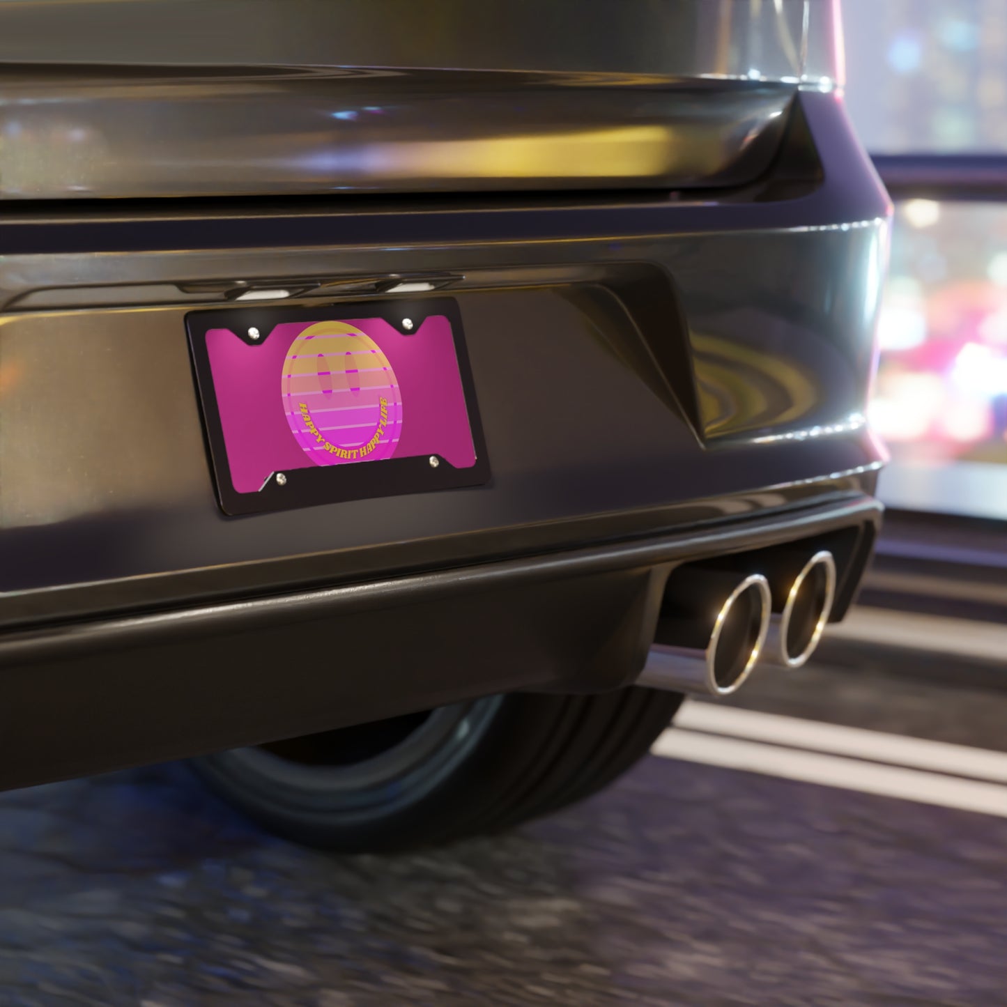 Smile Vanity Plate
