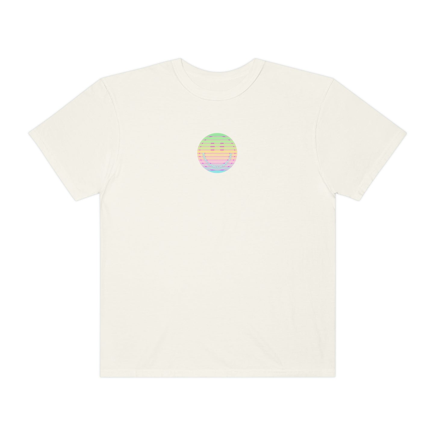 Retro Smile T shirt, Happy Spirit Happy Mind, Aesthetic t shirt, Graphic Tee Tumblr Tshirt, Trendy Oversized, Vsco girl, Comfort Colors
