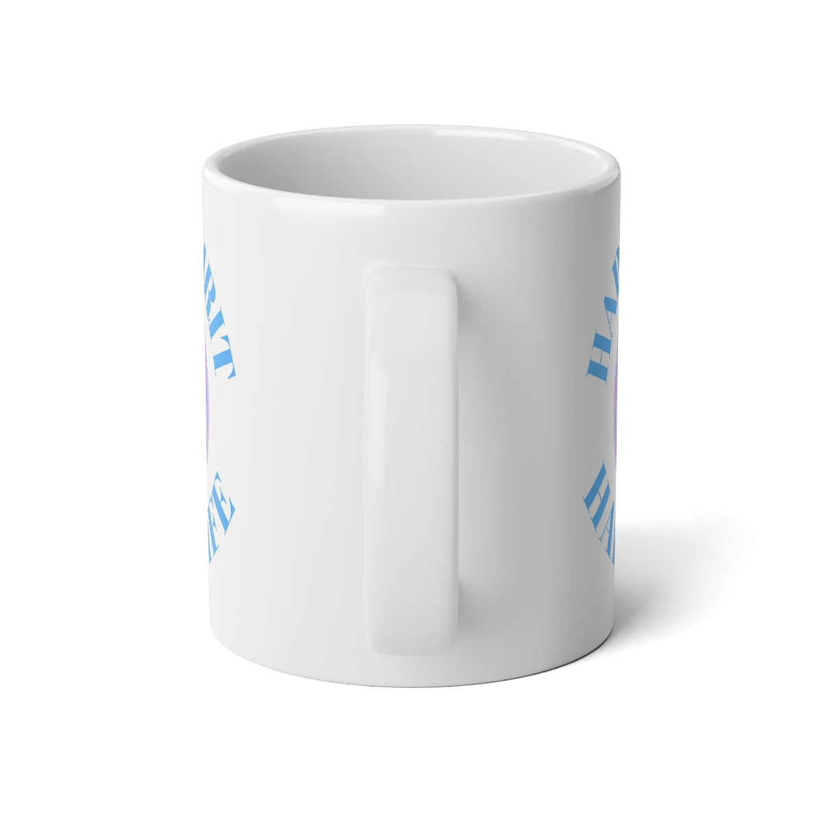 Happy Spirit Happy Life Aesthetic Large Mug, Smiley Face Mug, Trendy Coffee Huge Mug, Tumblr, Aesthetic Happy Life Gift, Happy Life Jumbo