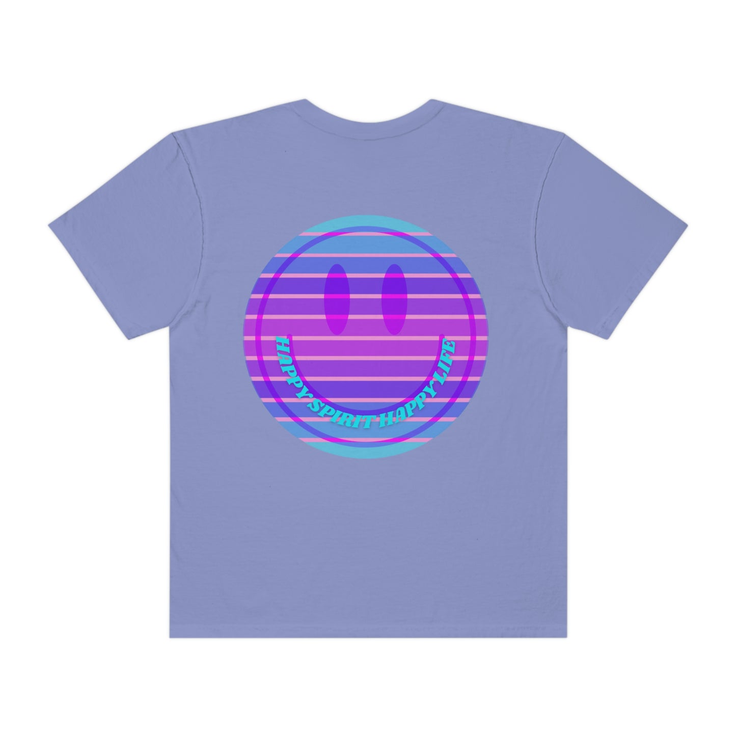 Retro Smile T shirt, Happy Spirit Happy Mind, Aesthetic t shirt, Graphic Tee Tumblr Tshirt, Trendy Oversized, Vsco girl, Comfort Colors