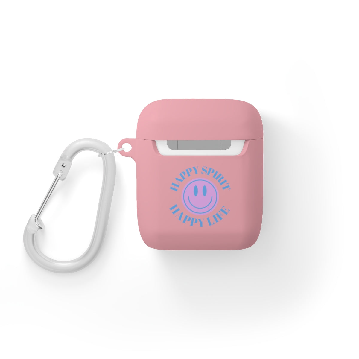 Happy Spirit Happy Life AirPods and AirPods Pro Case Cover, AirPods and AirPods Pro Case Cover, VSCO girl, Smiley Happy Life Protector