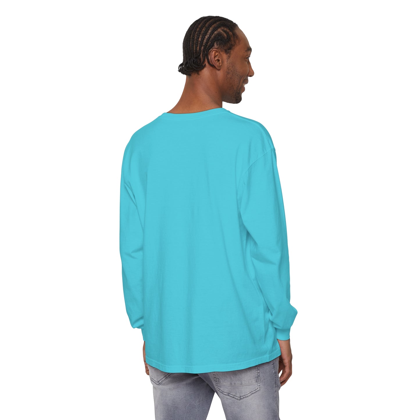 Aesthetic Long Sleeve Shirt, Smile Face Y2K Retro Shirt, 80's Style Smile Graphic, Comfort Colors Unisex Garment-dyed Long Sleeve T-Shirt