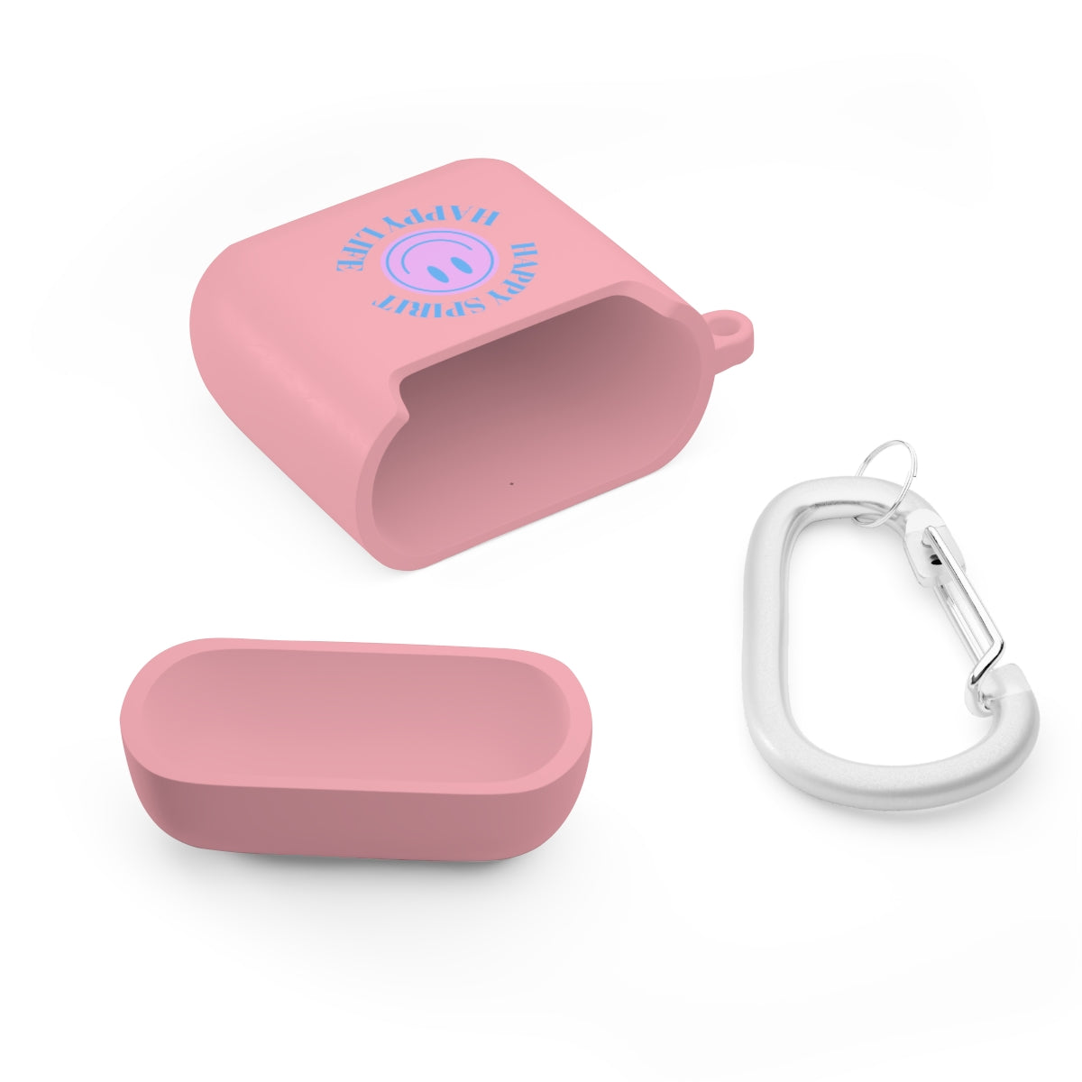 Happy Spirit Happy Life AirPods and AirPods Pro Case Cover, AirPods and AirPods Pro Case Cover, VSCO girl, Smiley Happy Life Protector