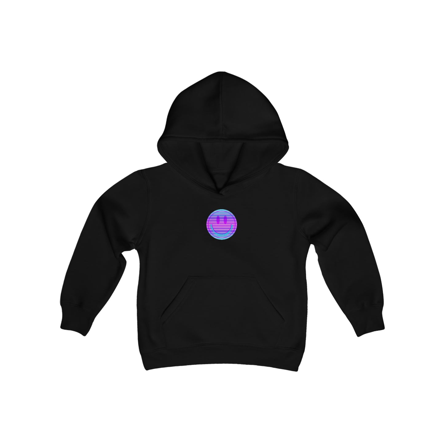 Happy Spirit Happy Life Youth Hoodie, Happy Mind Hoodie, Mental Health Hoodie, Smile Face Hoodie, Y2K Hoodie, Youth Hooded Sweatshirt