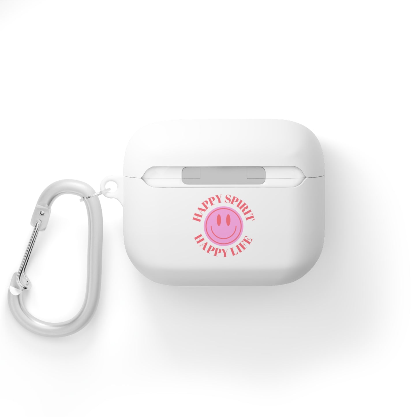 Happy Spirit Happy Life AirPods and AirPods Pro Case Cover, AirPods and AirPods Pro Case Cover, VSCO girl, Smiley Happy Life Protector Case