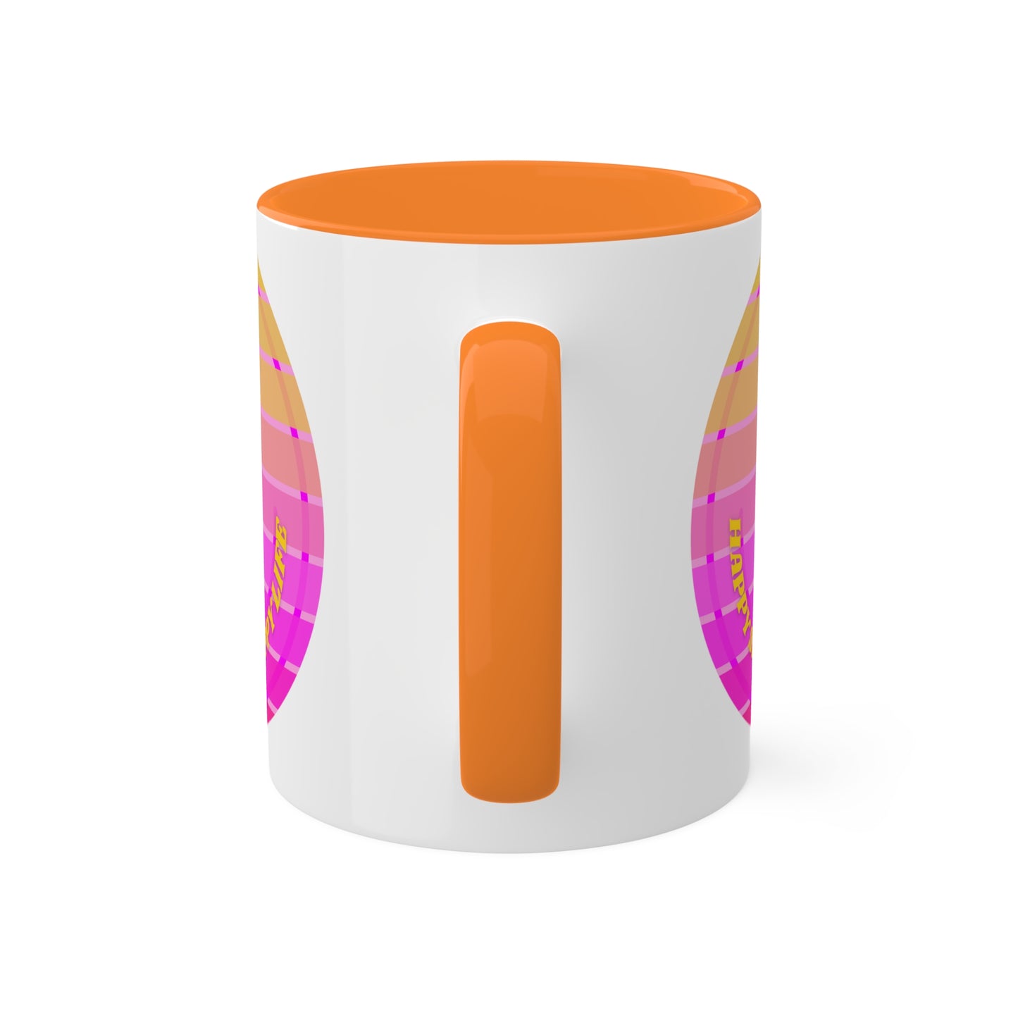 Retro Happy Spirit Happy Life Aesthetic Mug, Smile Face Mug, Trendy Coffee Mug, Tumblr Mug, Aesthetic Happy Life Gift, Aesthetic Mug