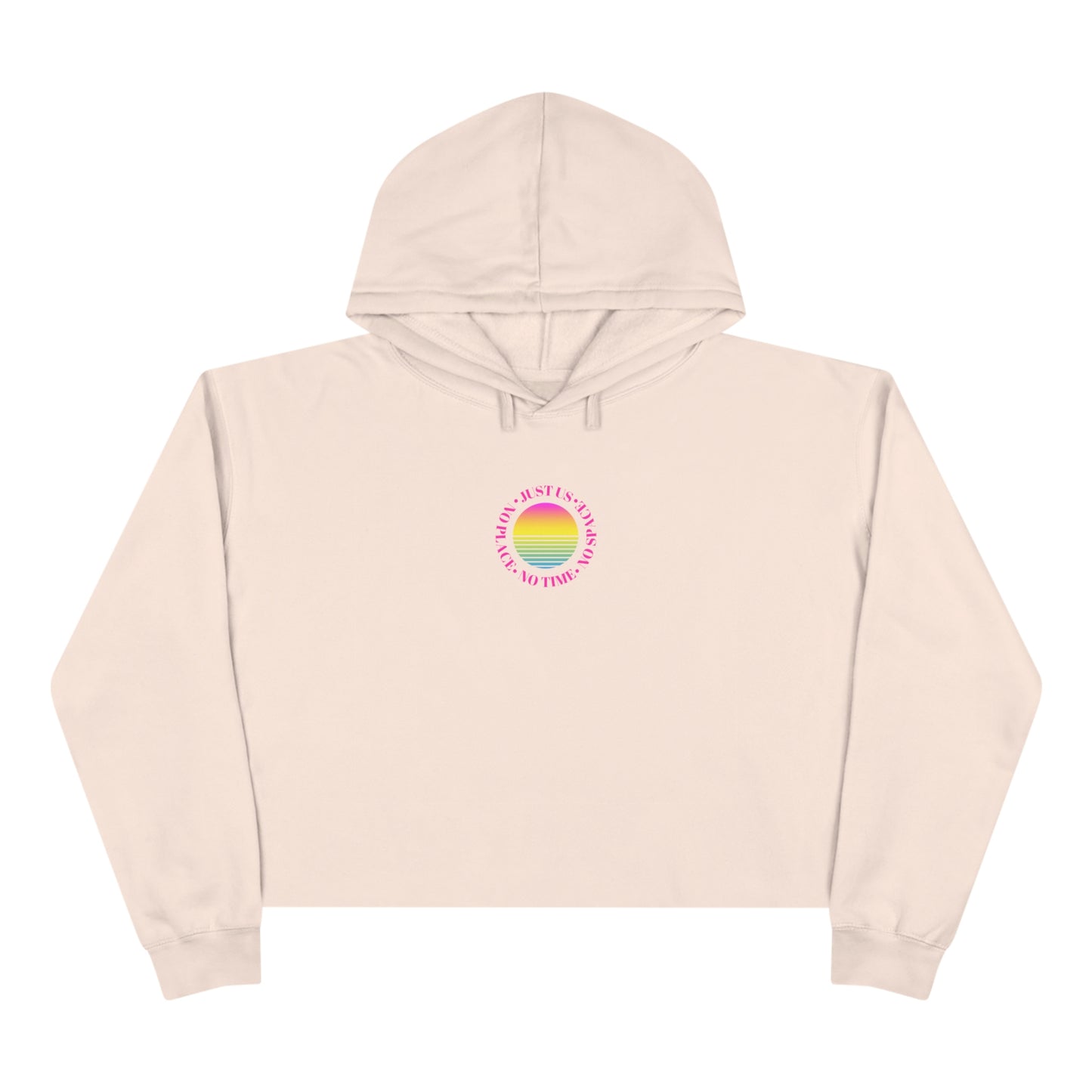 Aesthetic Cropped Hoodie, Hoodie Crop Top, Sunset Cropped Top, Hoodie Women's Cropped Fleece Pullover