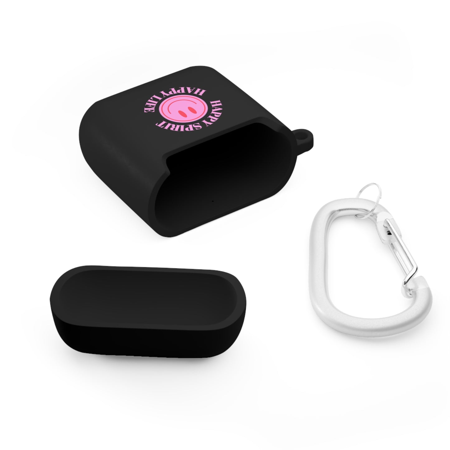 Happy Spirit Happy Life AirPods and AirPods Pro Case Cover, AirPods and AirPods Pro Case Cover, VSCO girl, Smiley Happy Life Protector Case