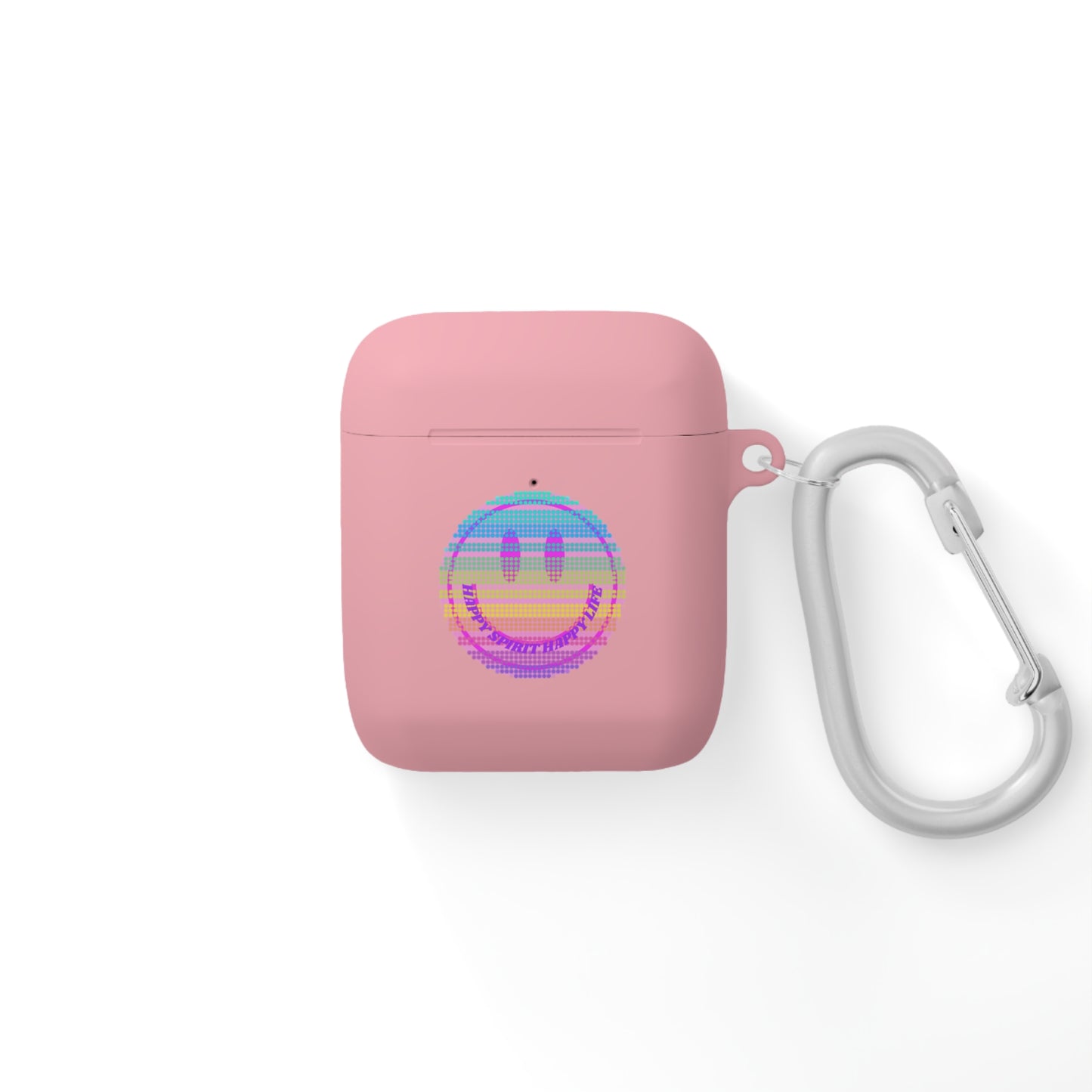 Happy Spirit Happy Life AirPods and AirPods Pro Case Cover, AirPods and AirPods Pro Case Cover, VSCO girl, Smiley Happy Life Protect