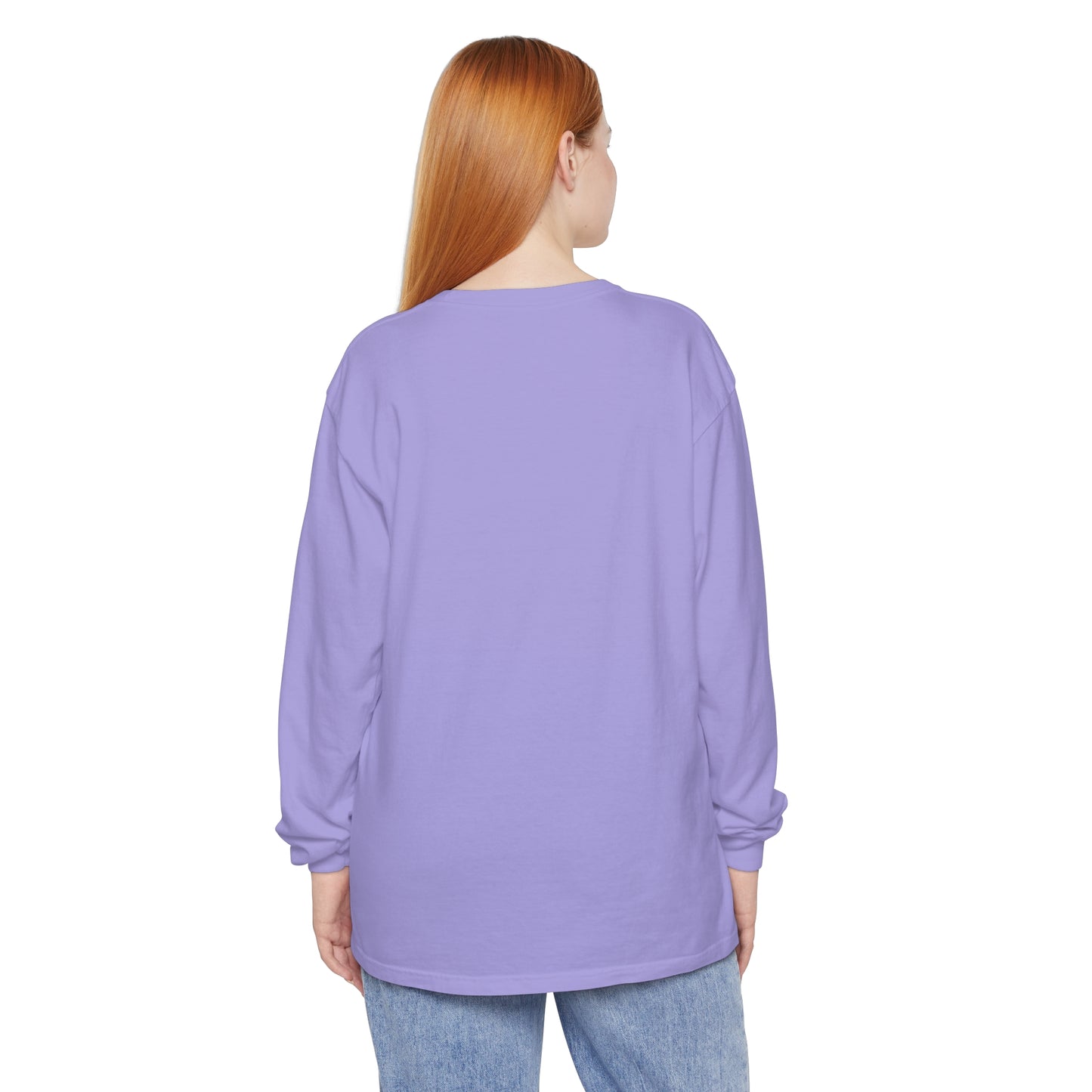 Aesthetic Long Sleeve Shirt, Smile Face Y2K Retro Shirt, 80's Style Smile Graphic, Comfort Colors Unisex Garment-dyed Long Sleeve T-Shirt