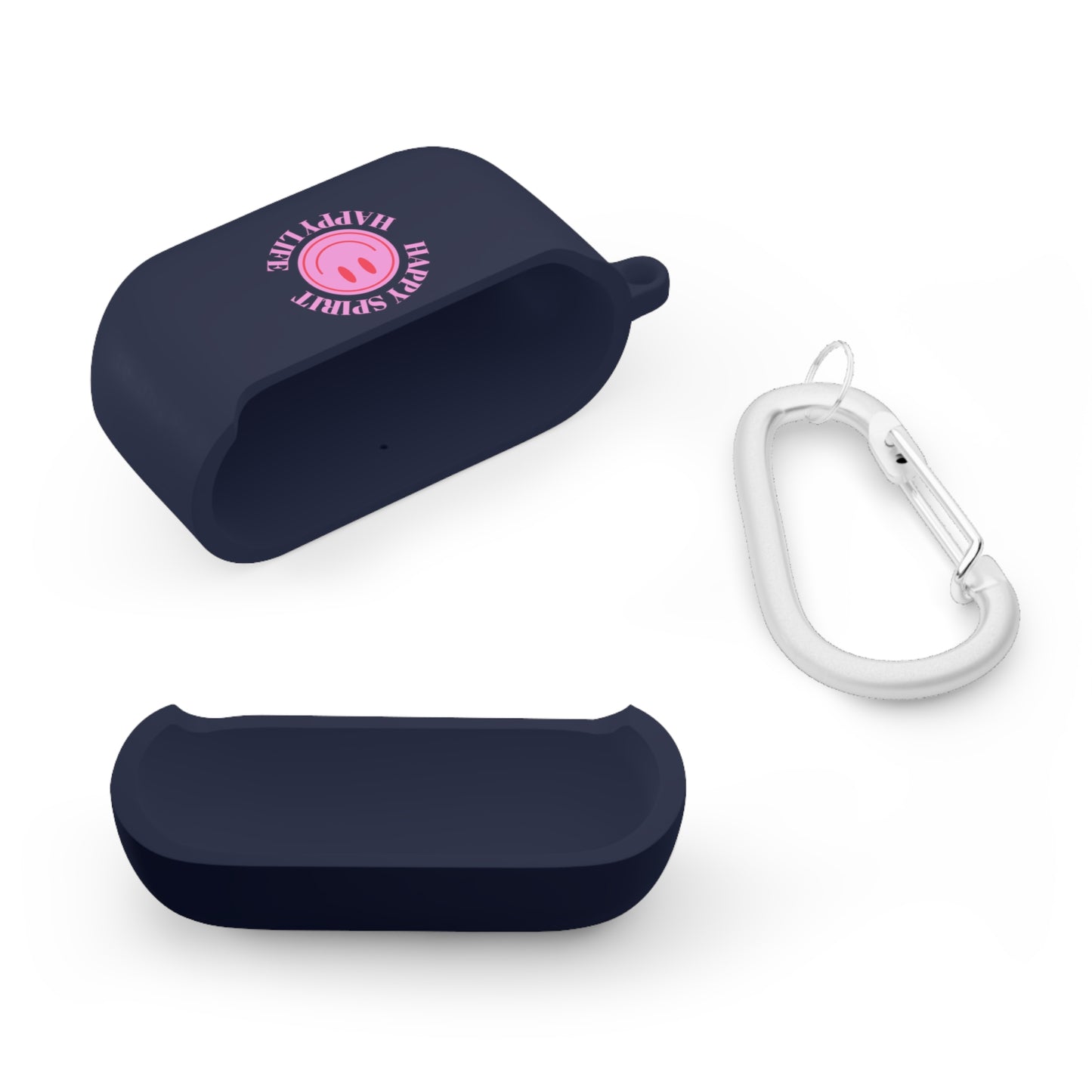 Happy Spirit Happy Life AirPods and AirPods Pro Case Cover, AirPods and AirPods Pro Case Cover, VSCO girl, Smiley Happy Life Protector Case