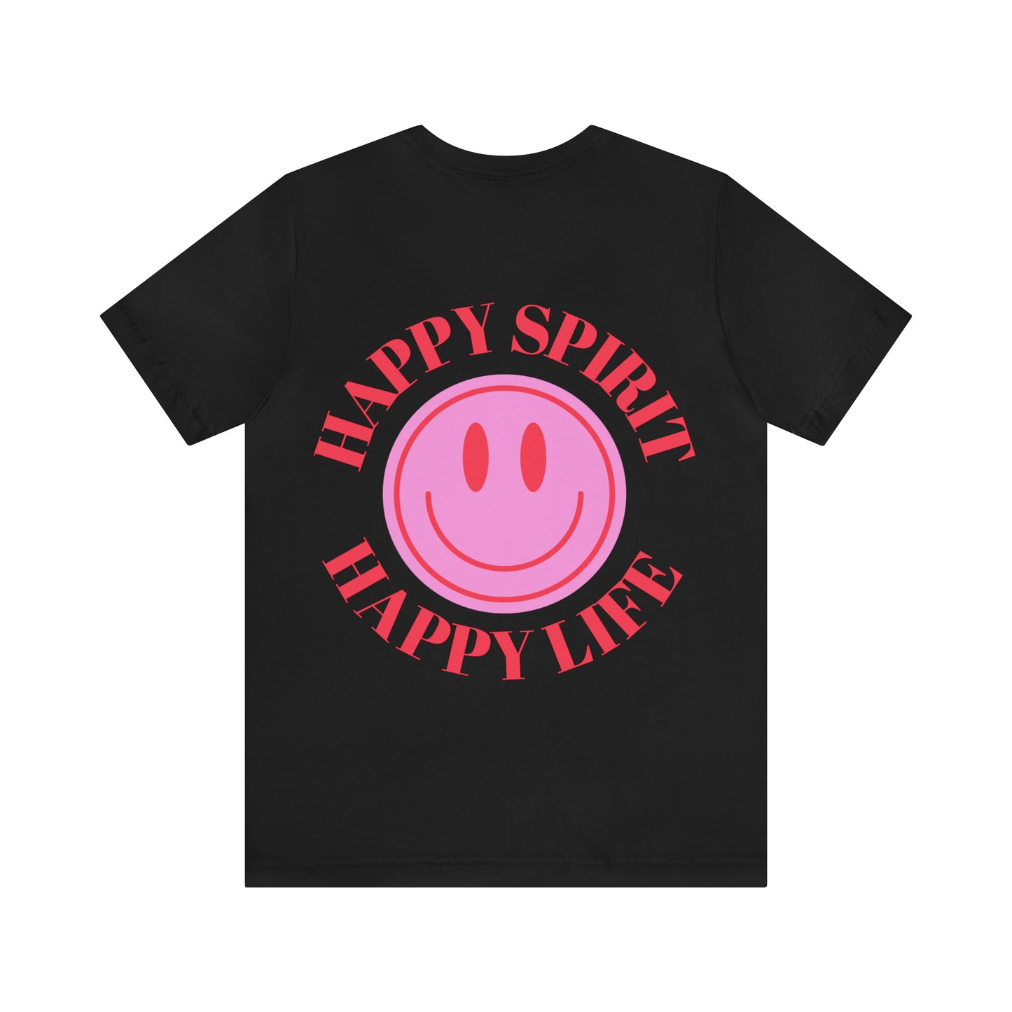 T shirt Happy Life Happy Life- Aesthetic t shirt, graphic tee, Tumblr tshirt, Trendy Oversized, Vsco girl, Happy Mind Happy Spirit