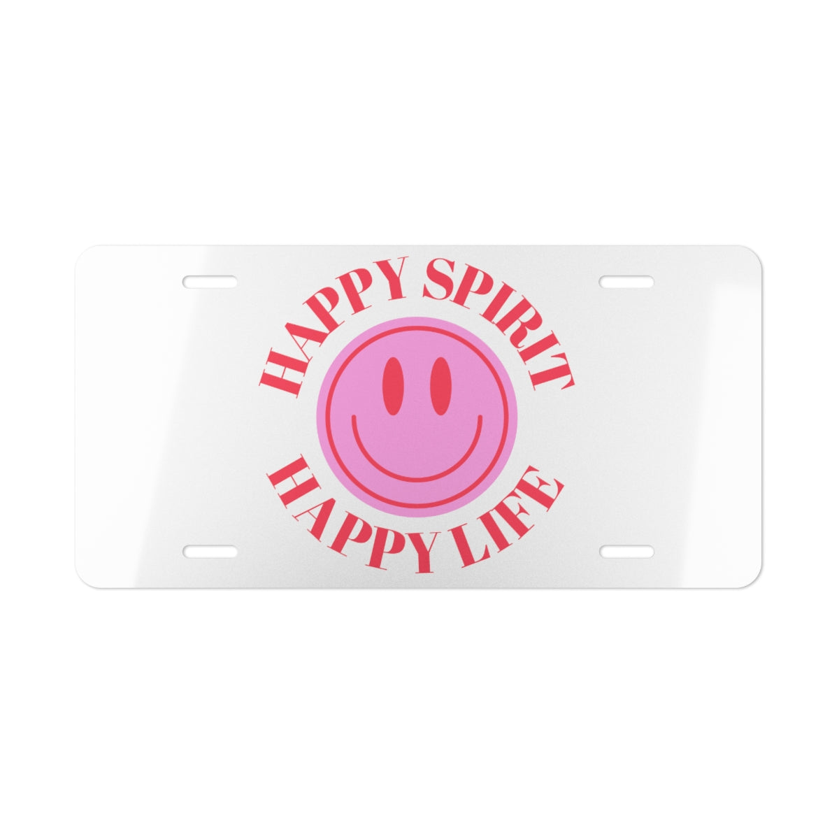 Smile Vanity Plate