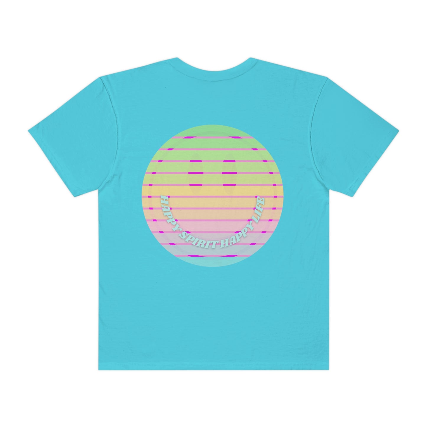 Retro Smile T shirt, Happy Spirit Happy Mind, Aesthetic t shirt, Graphic Tee Tumblr Tshirt, Trendy Oversized, Vsco girl, Comfort Colors