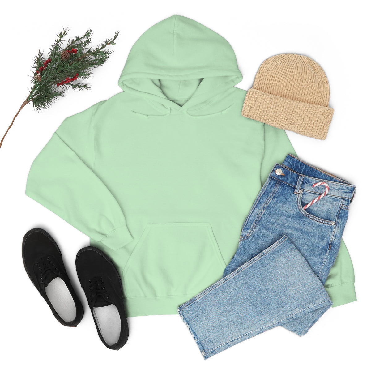 Happy Spirit Happy Life Sweatshirt, Gildan 18500 Hoodie, Oversized Hoodie, Back Print Trendy Sweatshirt, Beach Cover Up, Lake Cover Up