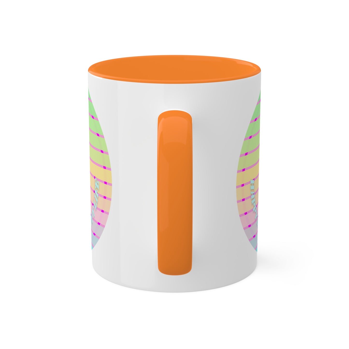 Retro Happy Spirit Happy Life Aesthetic Mug, Smile Face Mug, Trendy Coffee Mug, Tumblr Mug, Aesthetic Happy Life Gift, Aesthetic Pin