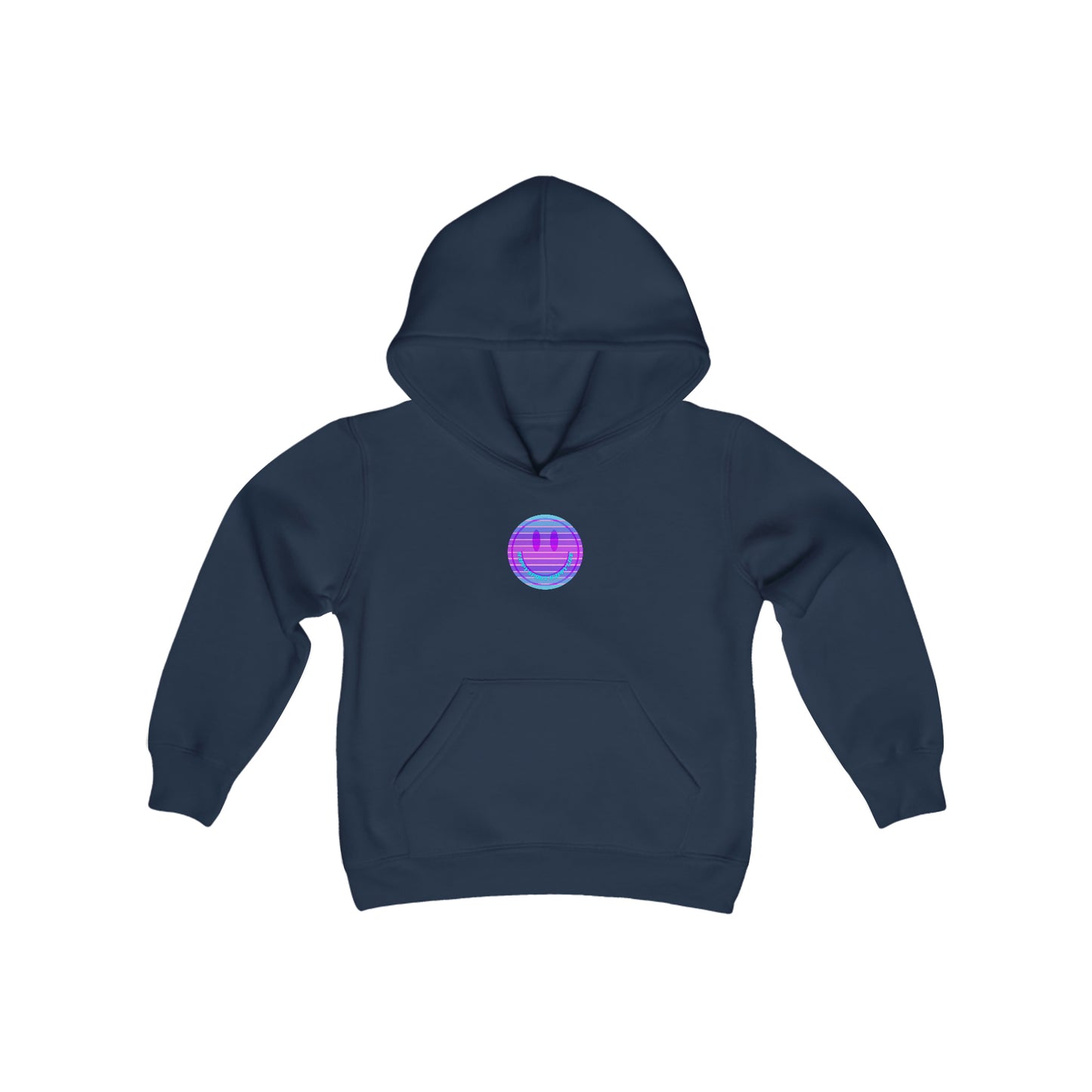 Happy Spirit Happy Life Youth Hoodie, Happy Mind Hoodie, Mental Health Hoodie, Smile Face Hoodie, Y2K Hoodie, Youth Hooded Sweatshirt
