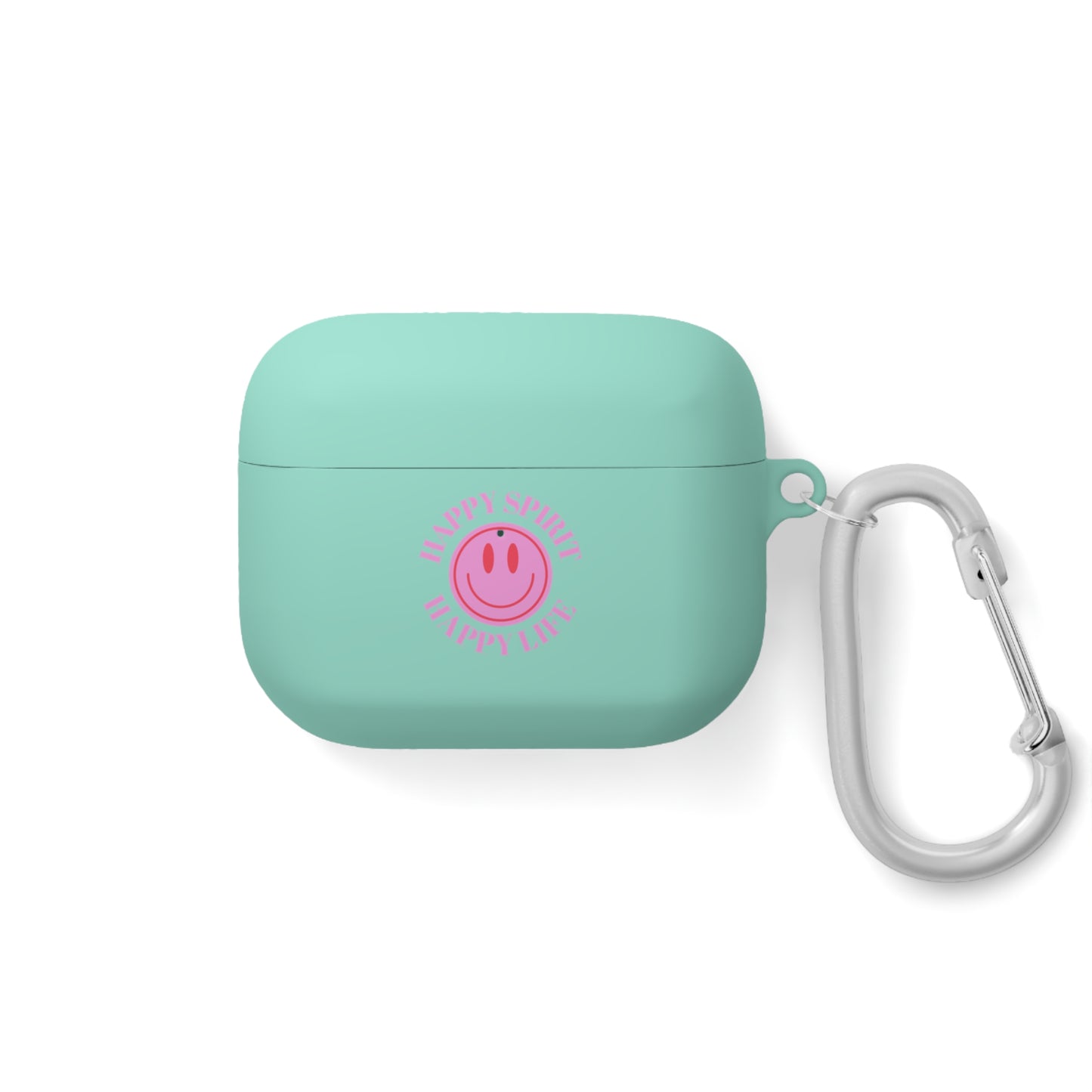Happy Spirit Happy Life AirPods and AirPods Pro Case Cover, AirPods and AirPods Pro Case Cover, VSCO girl, Smiley Happy Life Protector Case