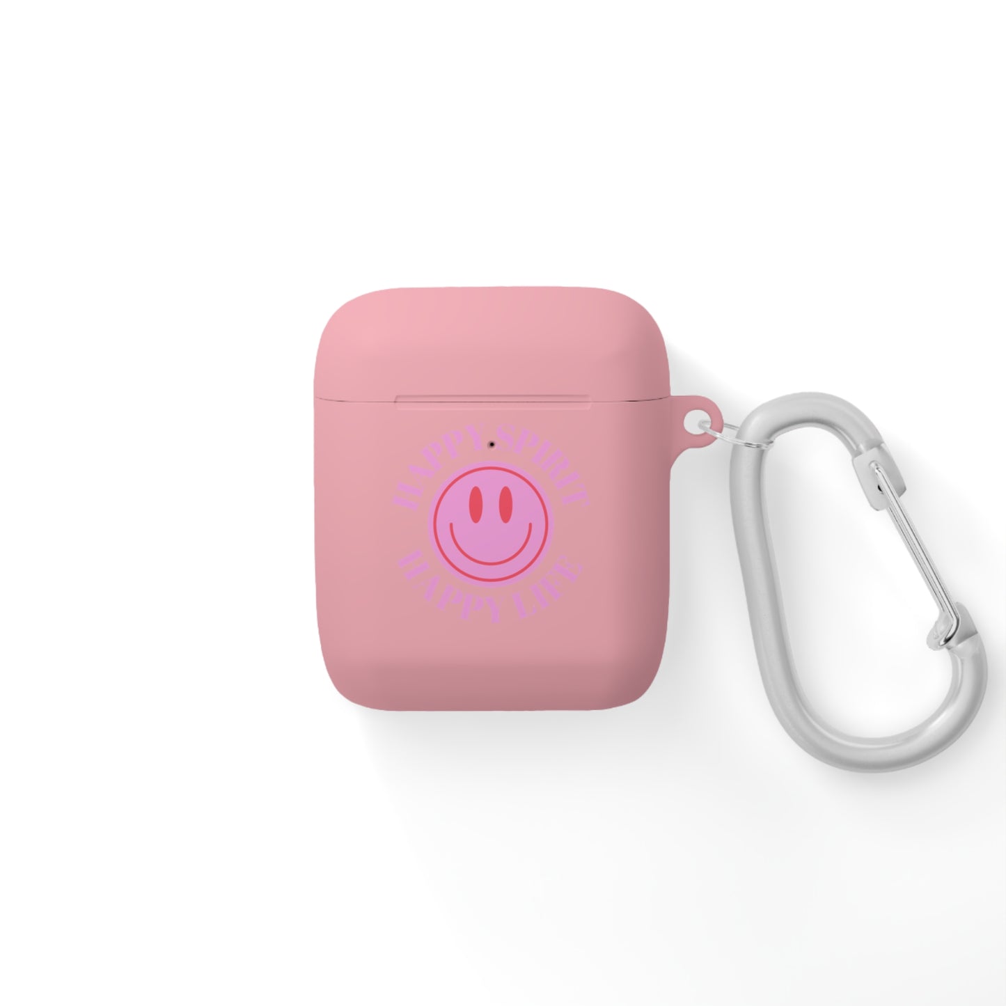 Happy Spirit Happy Life AirPods and AirPods Pro Case Cover, AirPods and AirPods Pro Case Cover, VSCO girl, Smiley Happy Life Protector Case