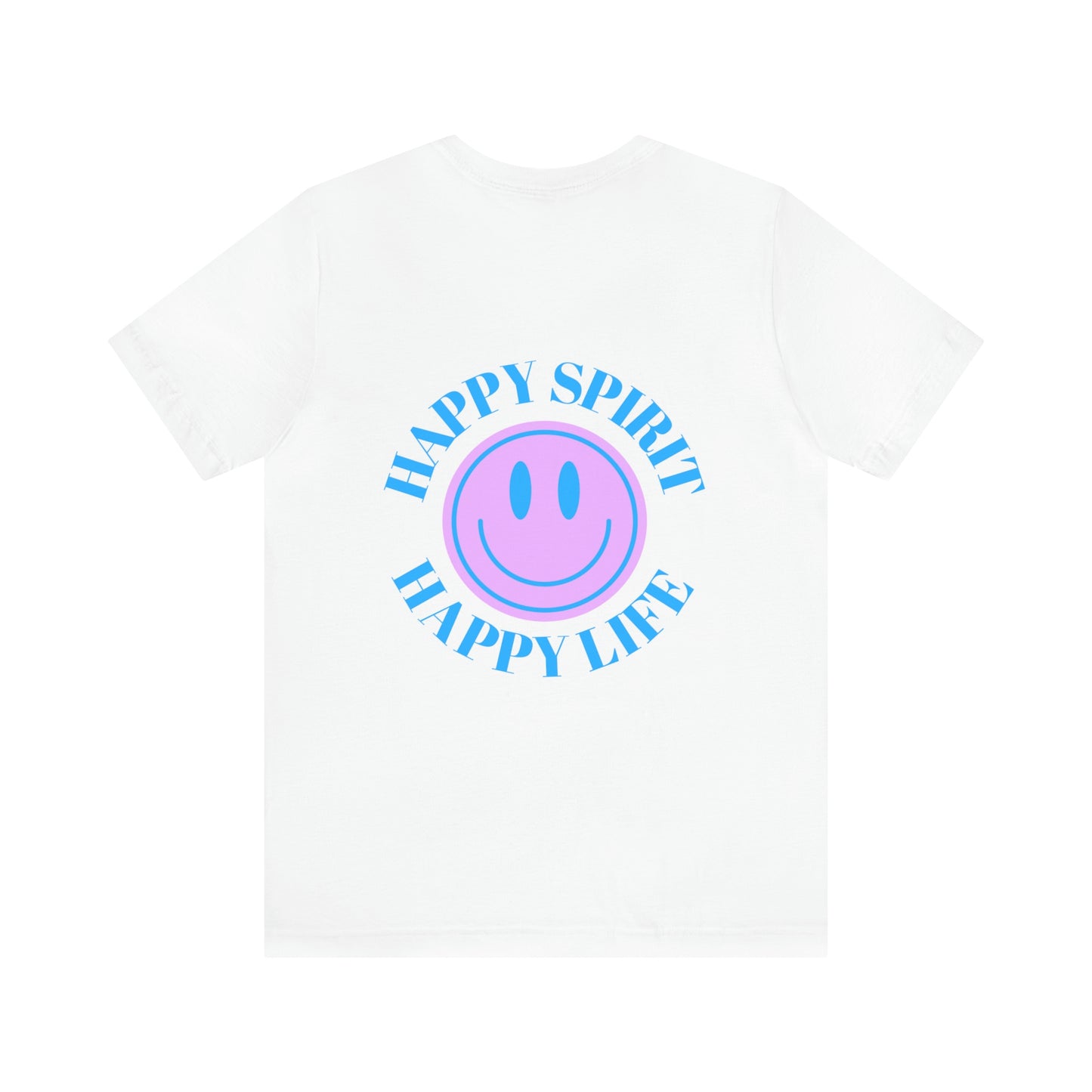 T shirt Happy Life Happy Life- Aesthetic t shirt, graphic tee, Tumblr tshirt, Trendy Oversized, Vsco girl, Happy Mind Happy Spirit