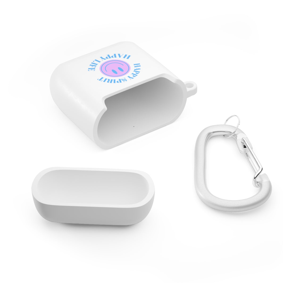 Happy Spirit Happy Life AirPods and AirPods Pro Case Cover, AirPods and AirPods Pro Case Cover, VSCO girl, Smiley Happy Life Protector