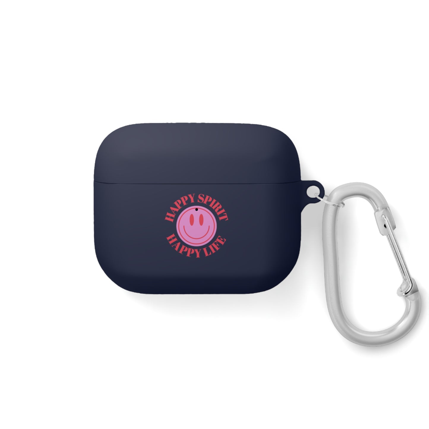 Happy Spirit Happy Life AirPods and AirPods Pro Case Cover, AirPods and AirPods Pro Case Cover, VSCO girl, Smiley Happy Life Protector Case