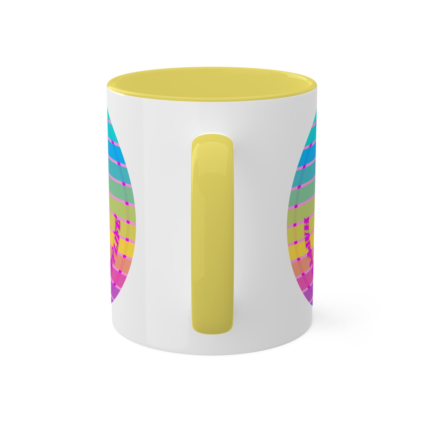Retro Happy Spirit Happy Life Aesthetic Mug, Smile Face Mug, Trendy Coffee Mug, Tumblr Mug, Aesthetic Happy Life Gift, Aesthetic Mug