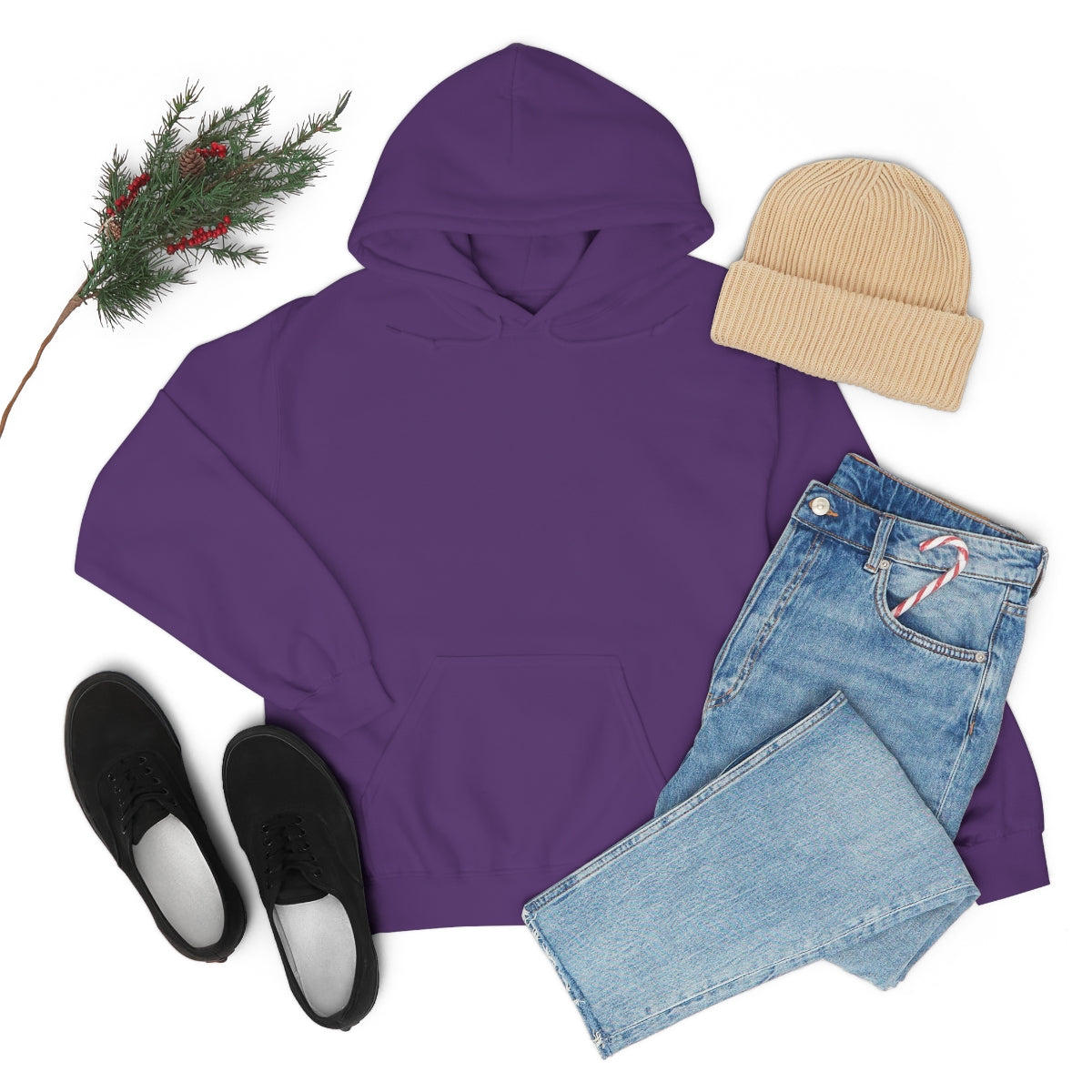 Happy Spirit Happy Life Sweatshirt, Gildan 18500 Hoodie, Oversized Hoodie, Back Print Trendy Sweatshirt, Beach Cover Up, Lake Cover Up