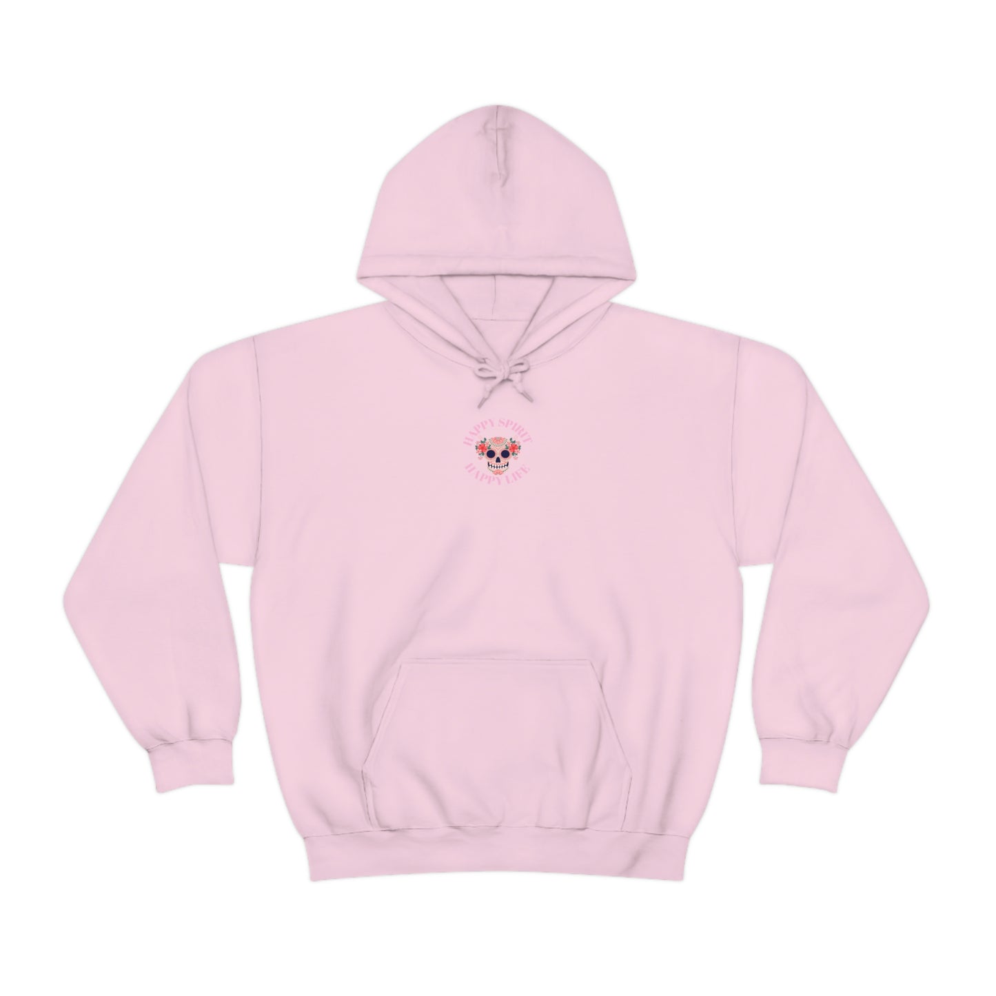 Dia De Los Muertos Hoodie Sweatshirt, Day of the Dead Gift, Happy Spirit Happy Life, Honoring the Dead Aesthetic Candy Skull, Sugar Skull
