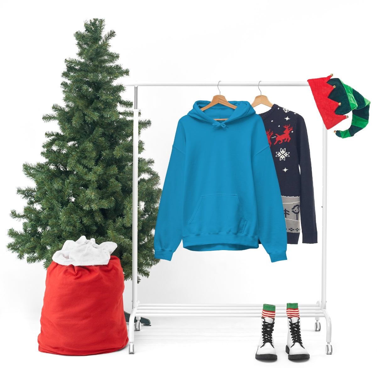 Happy Spirit Happy Life Sweatshirt, Gildan 18500 Hoodie, Oversized Hoodie, Back Print Trendy Sweatshirt, Beach Cover Up, Lake Cover Up