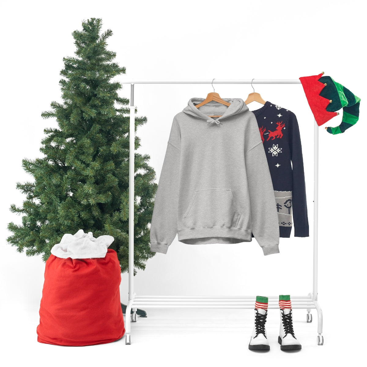 Happy Spirit Happy Life Sweatshirt, Gildan 18500 Hoodie, Oversized Hoodie, Back Print Trendy Sweatshirt, Beach Cover Up, Lake Cover Up