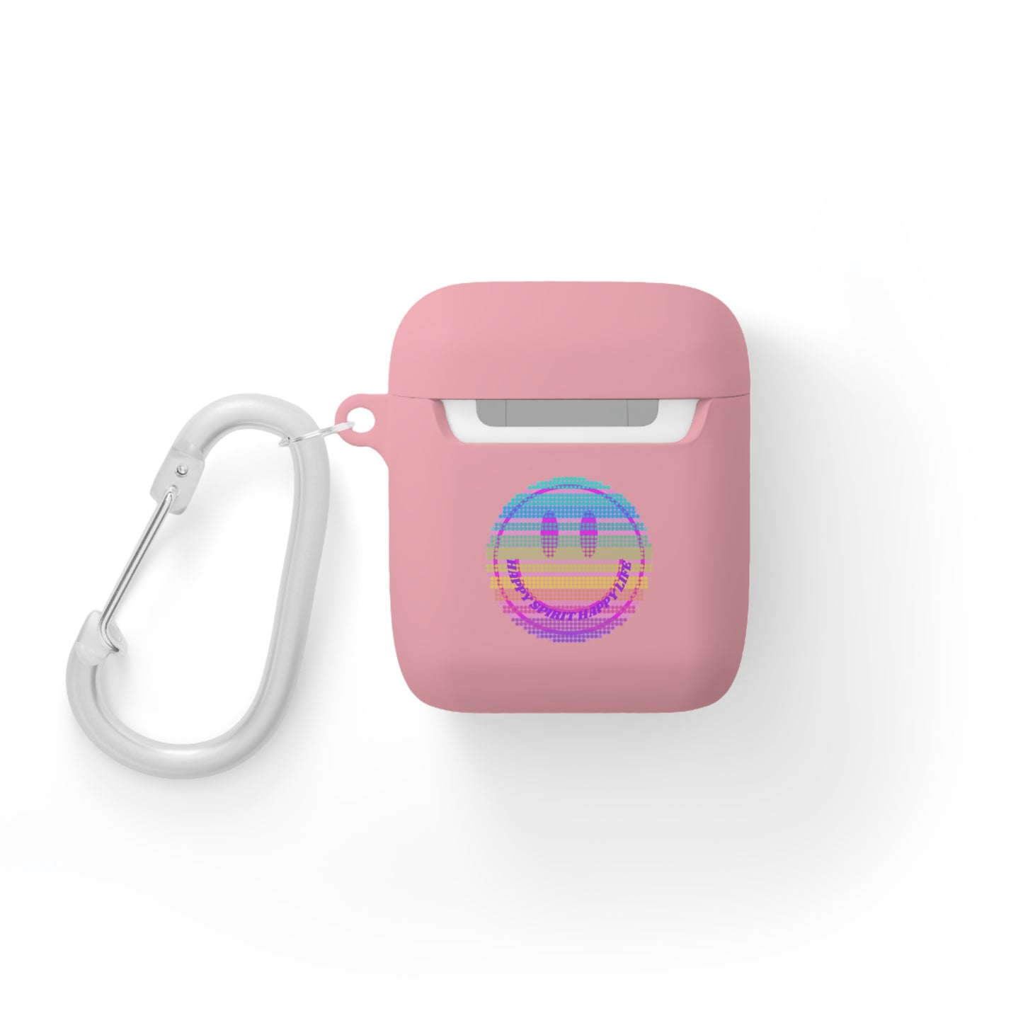 Happy Spirit Happy Life AirPods and AirPods Pro Case Cover, AirPods and AirPods Pro Case Cover, VSCO girl, Smiley Happy Life Protect