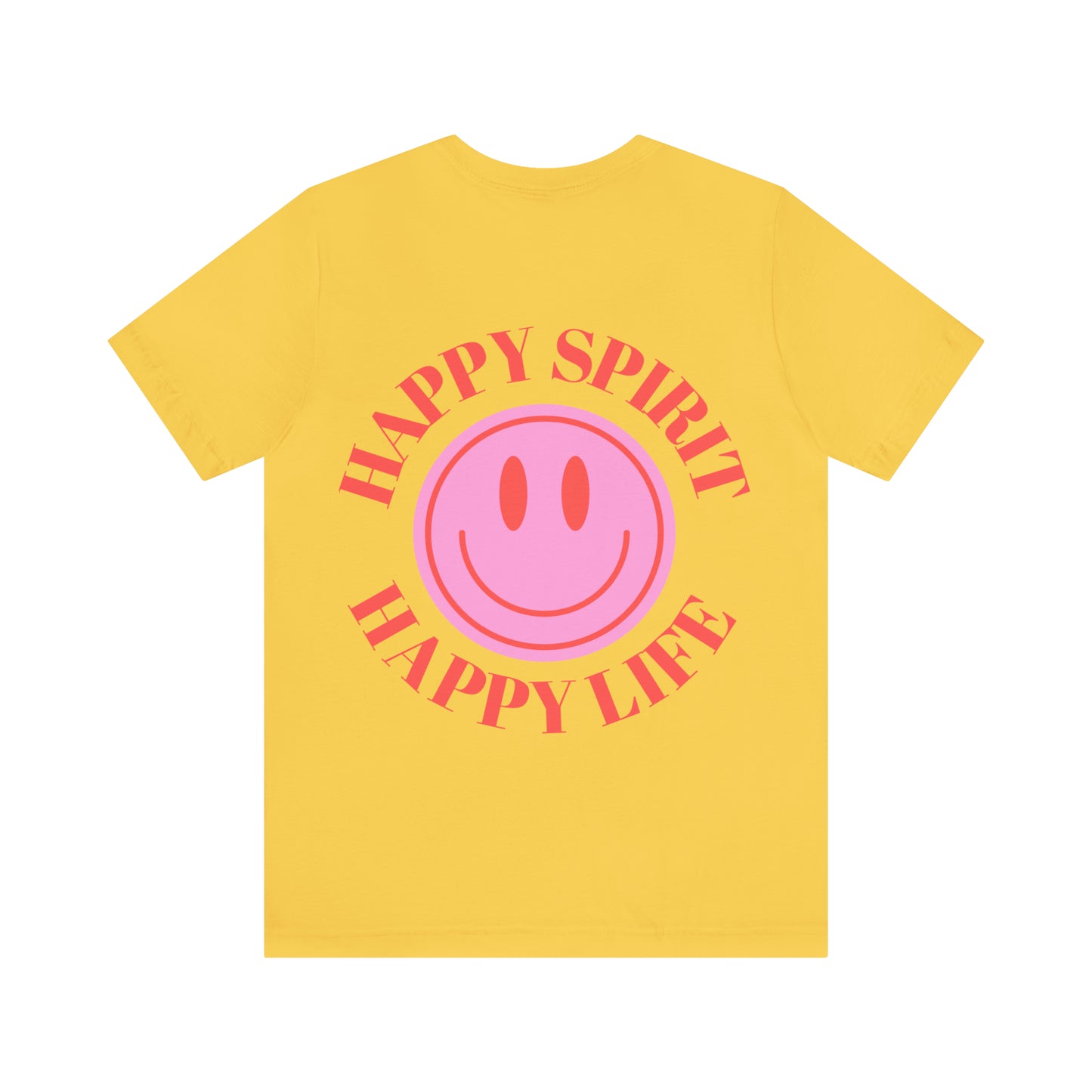 T shirt Happy Life Happy Life- Aesthetic t shirt, graphic tee, Tumblr tshirt, Trendy Oversized, Vsco girl, Happy Mind Happy Spirit